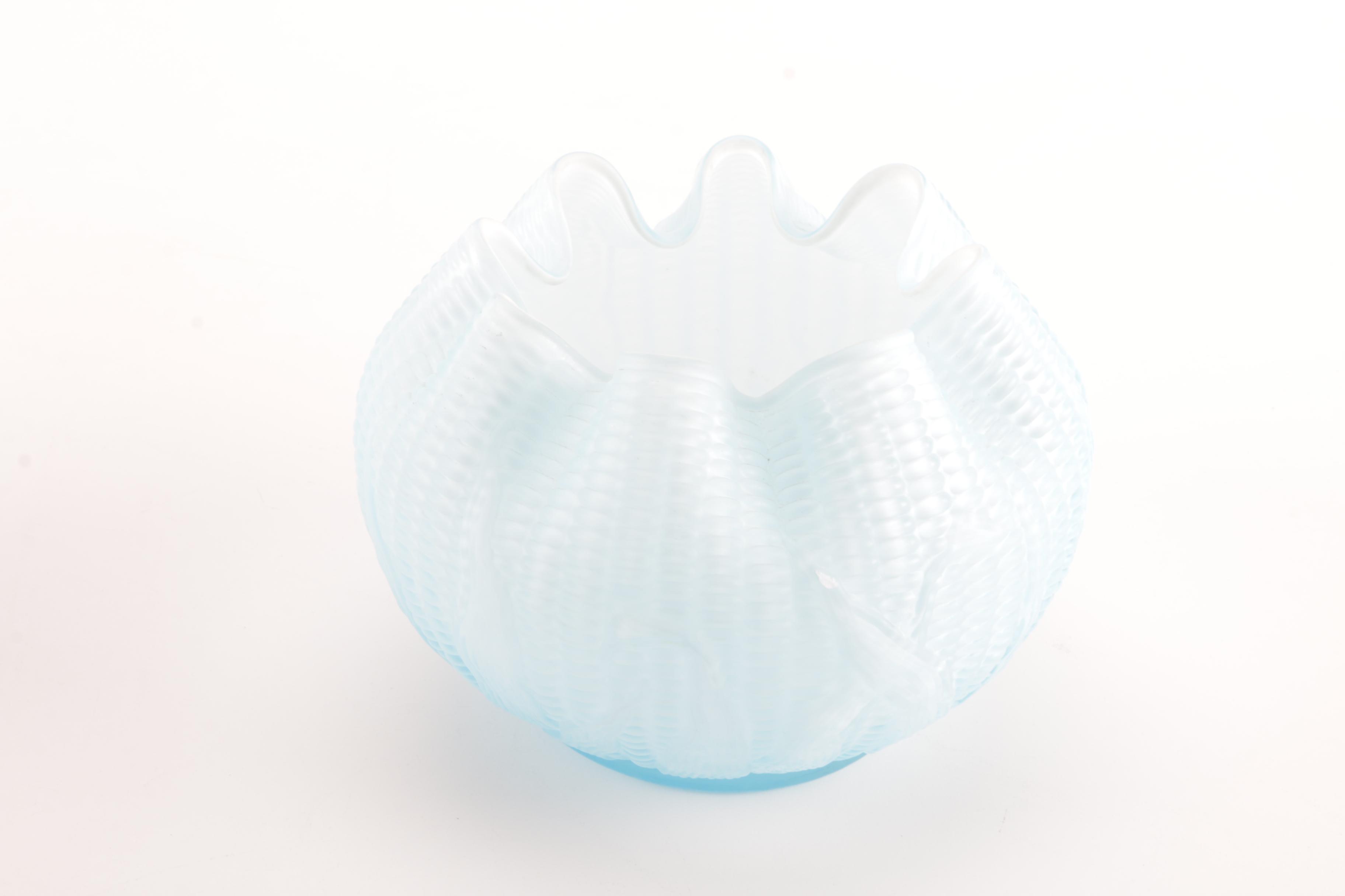 Fenton Vase and Bowls