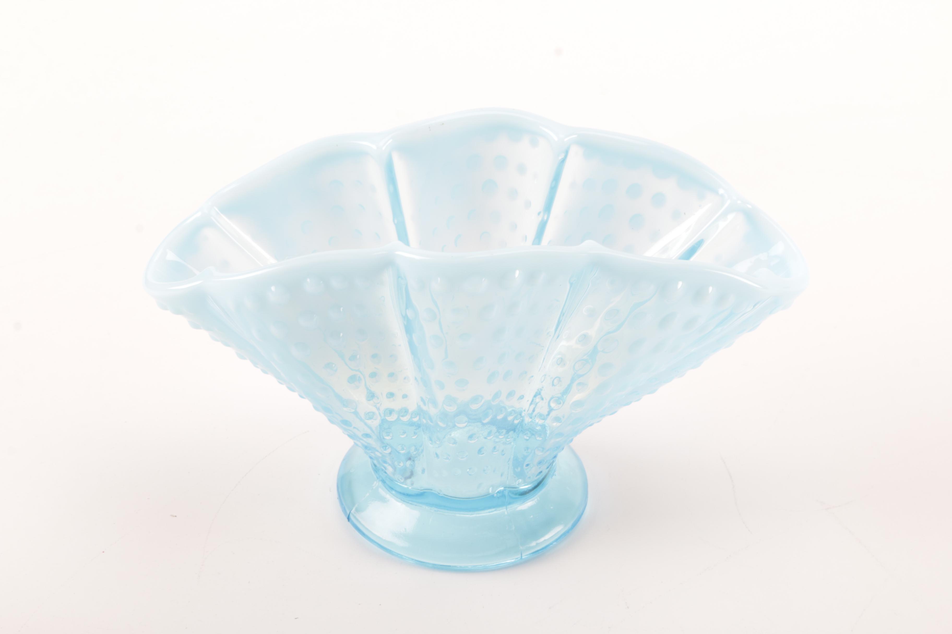 Fenton Vase and Bowls