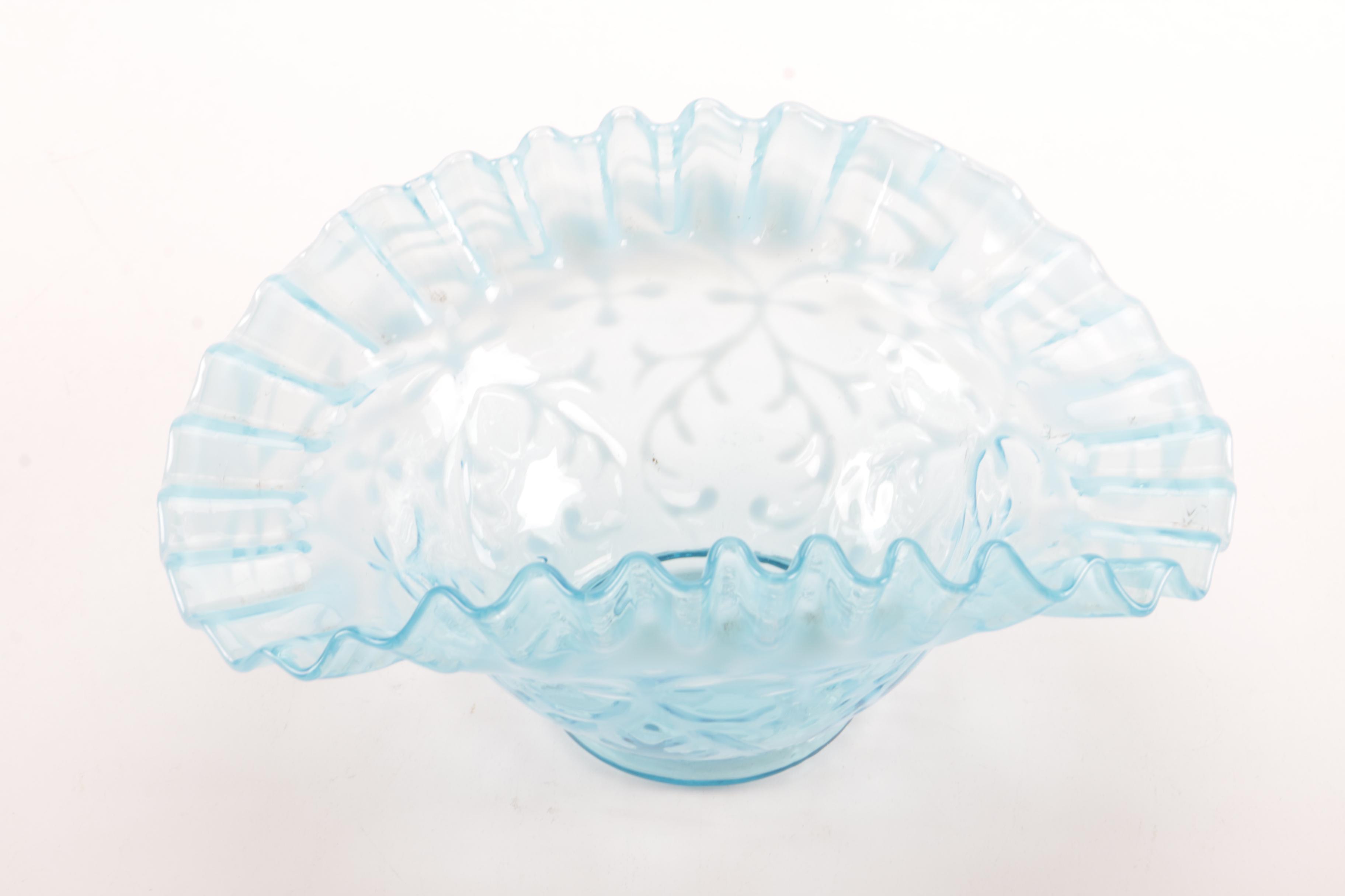 Fenton Vase and Bowls