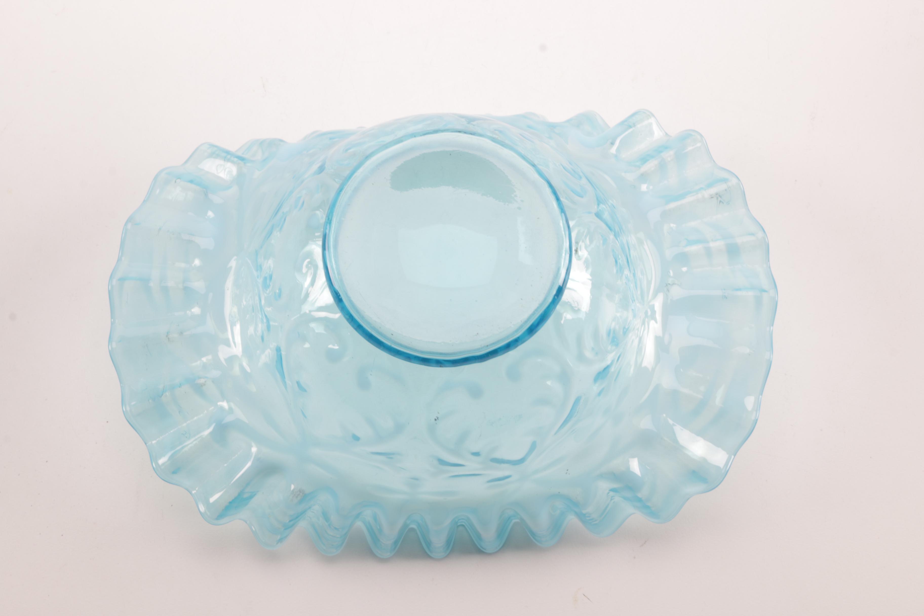 Fenton Vase and Bowls