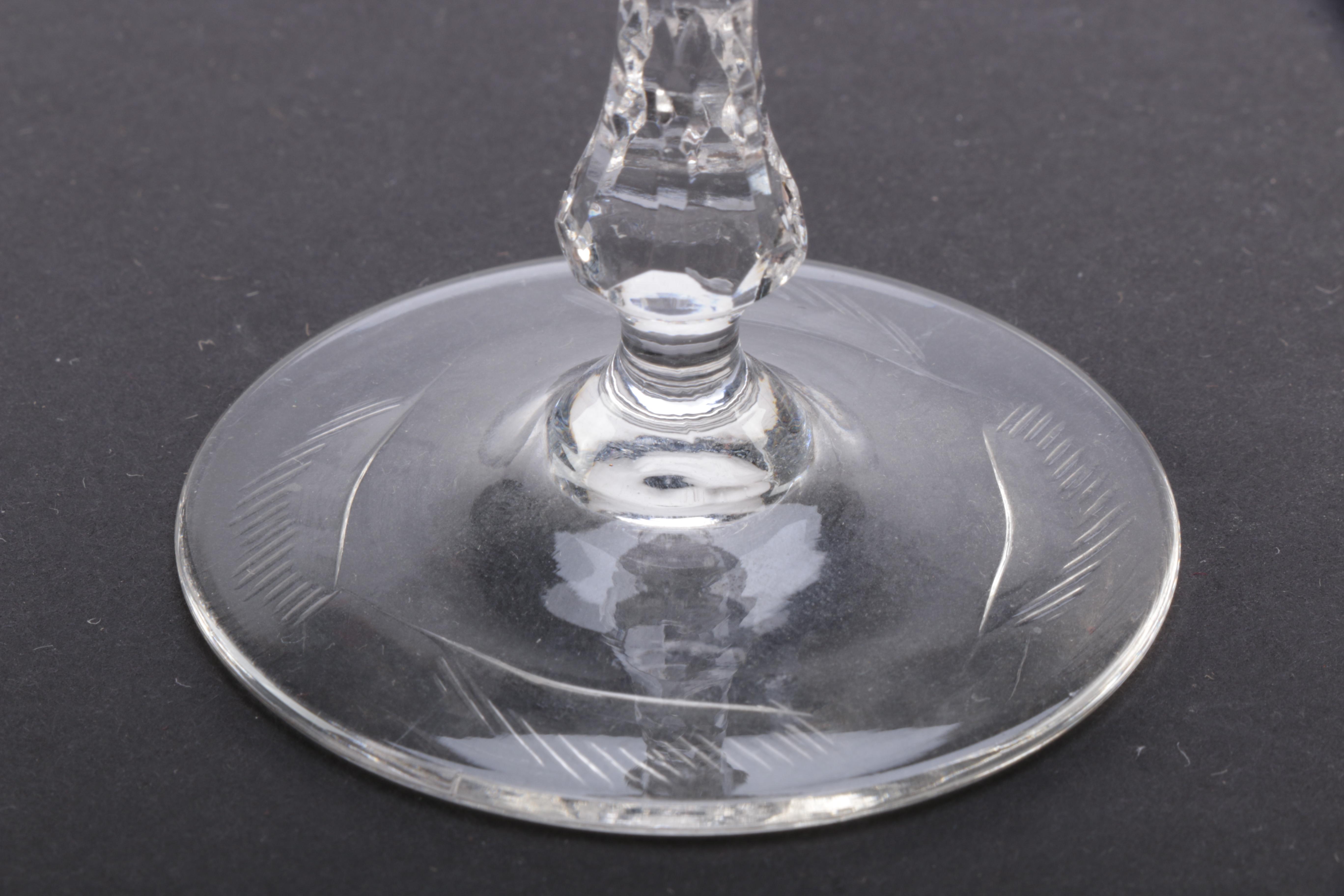 Crystal Cut Stemware