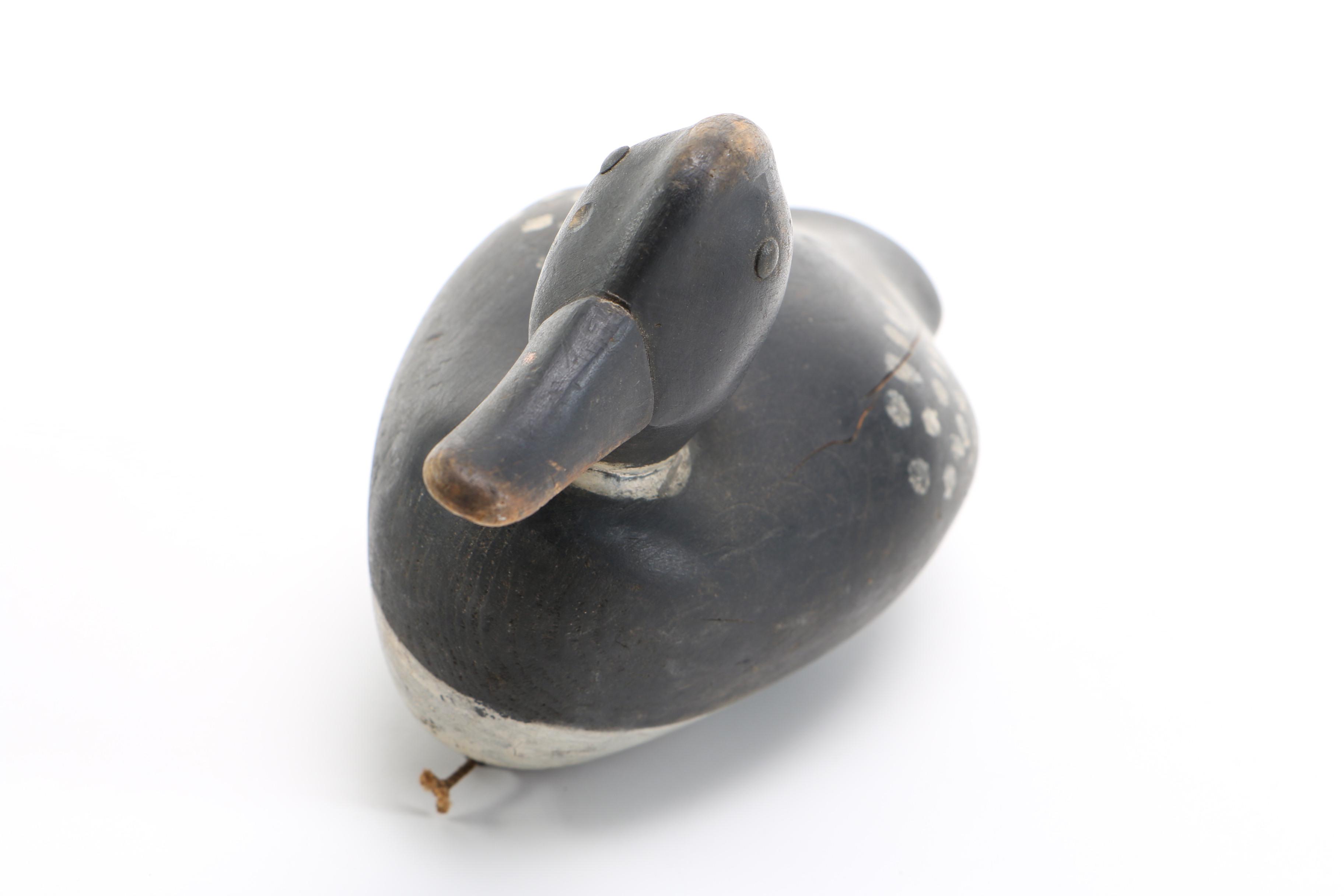 A.W. Tyler Hand Carved Duck Decoy