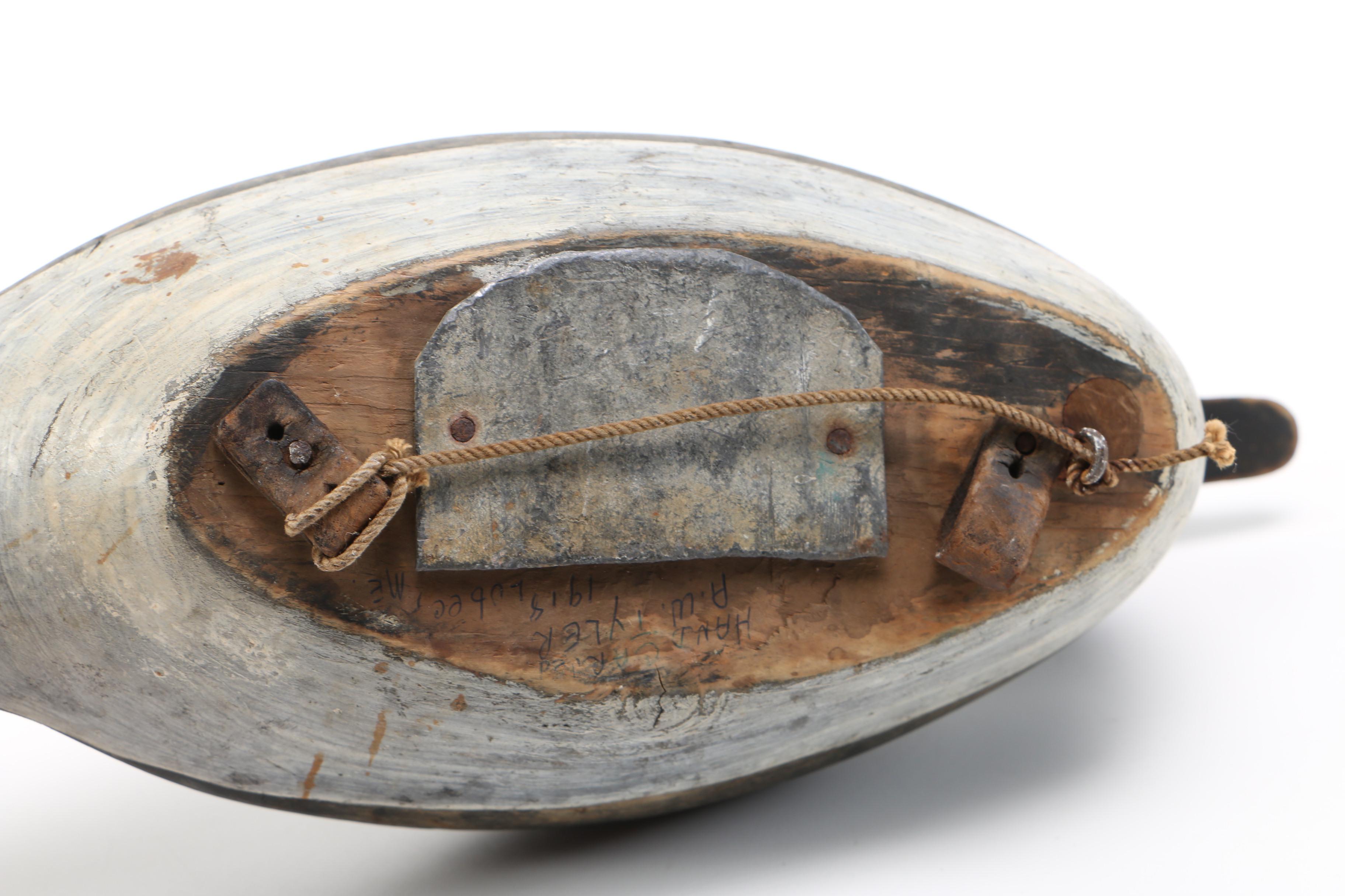 A.W. Tyler Hand Carved Duck Decoy