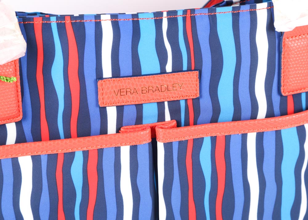 Vera Bradley Preppy Poly "Uptown" Baby Bag