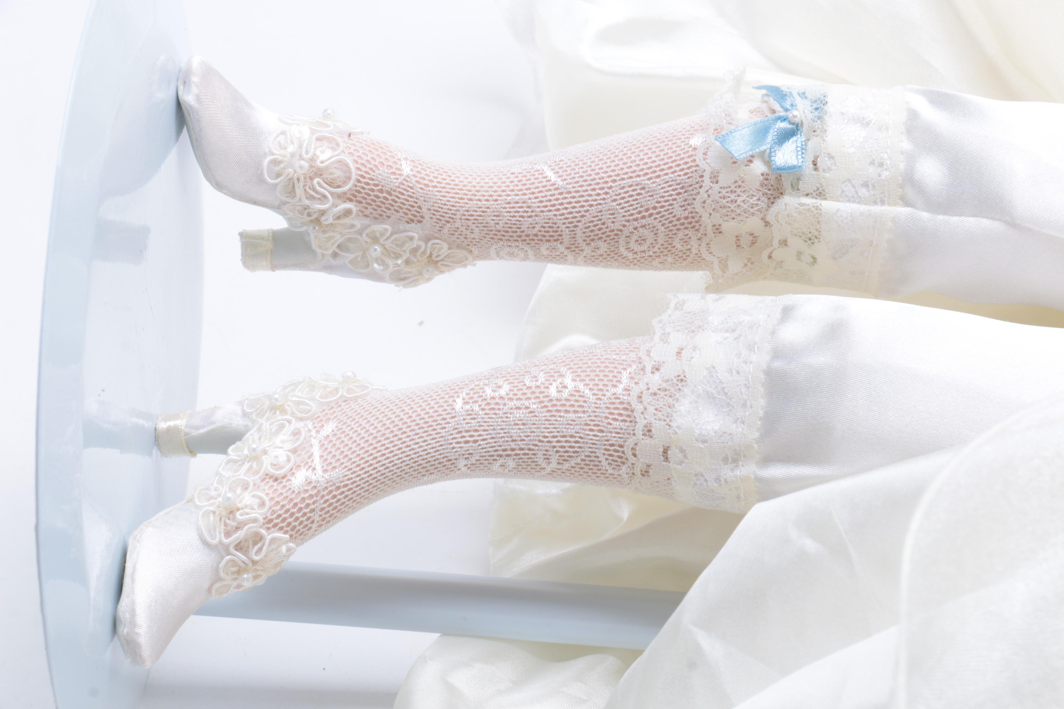 Paradise Galleries Porcelain Doll - "Jessica Bride"