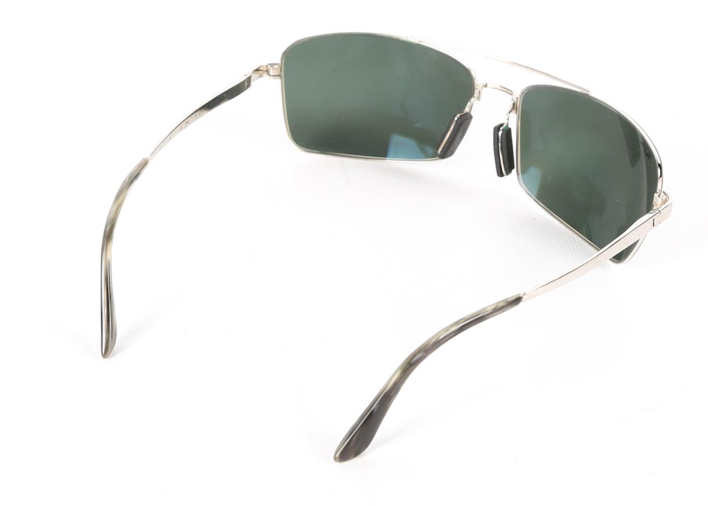 Men's Maui Jim Silver Tone Sunglasses with Case