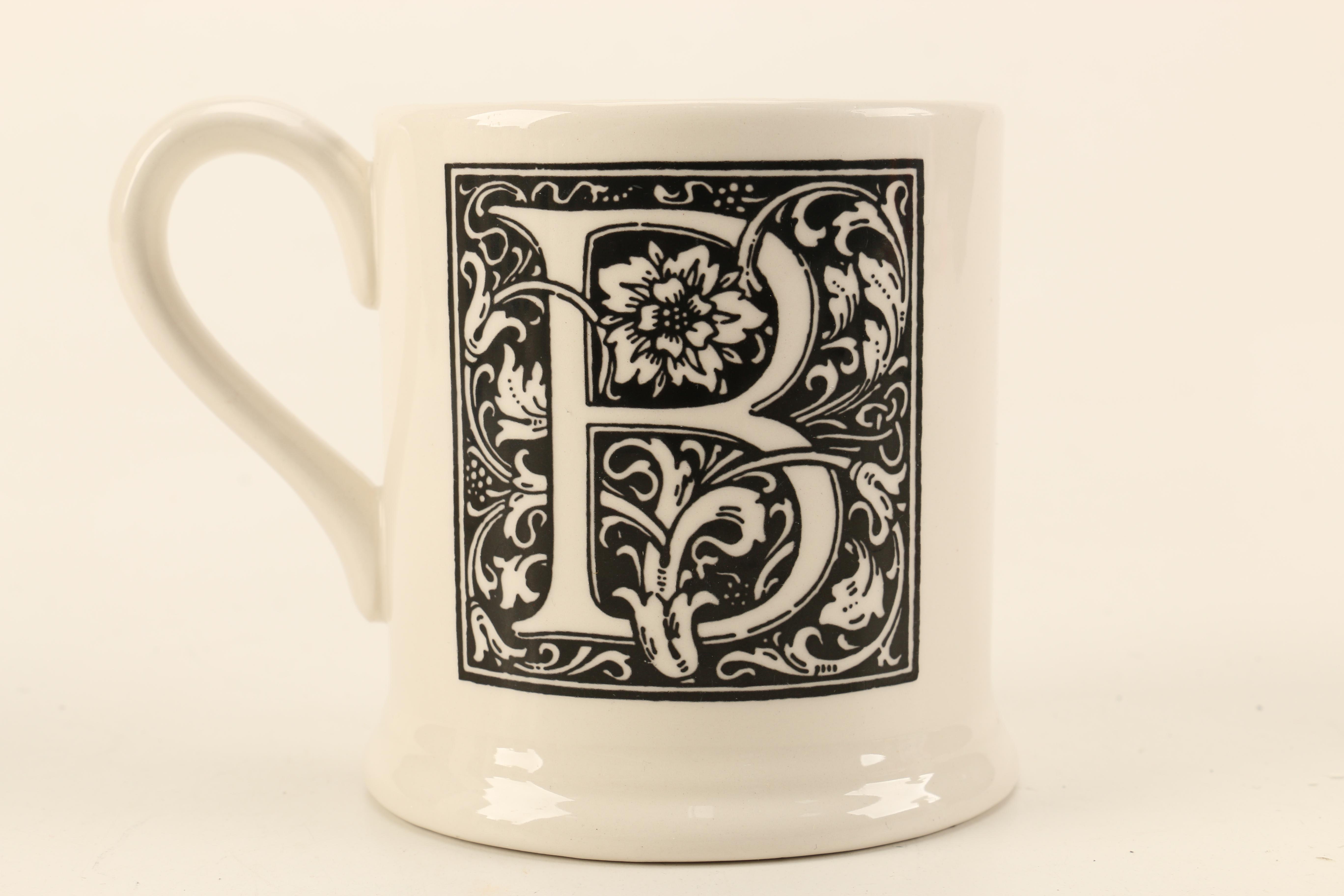 Monogrammed Ceramic Mugs