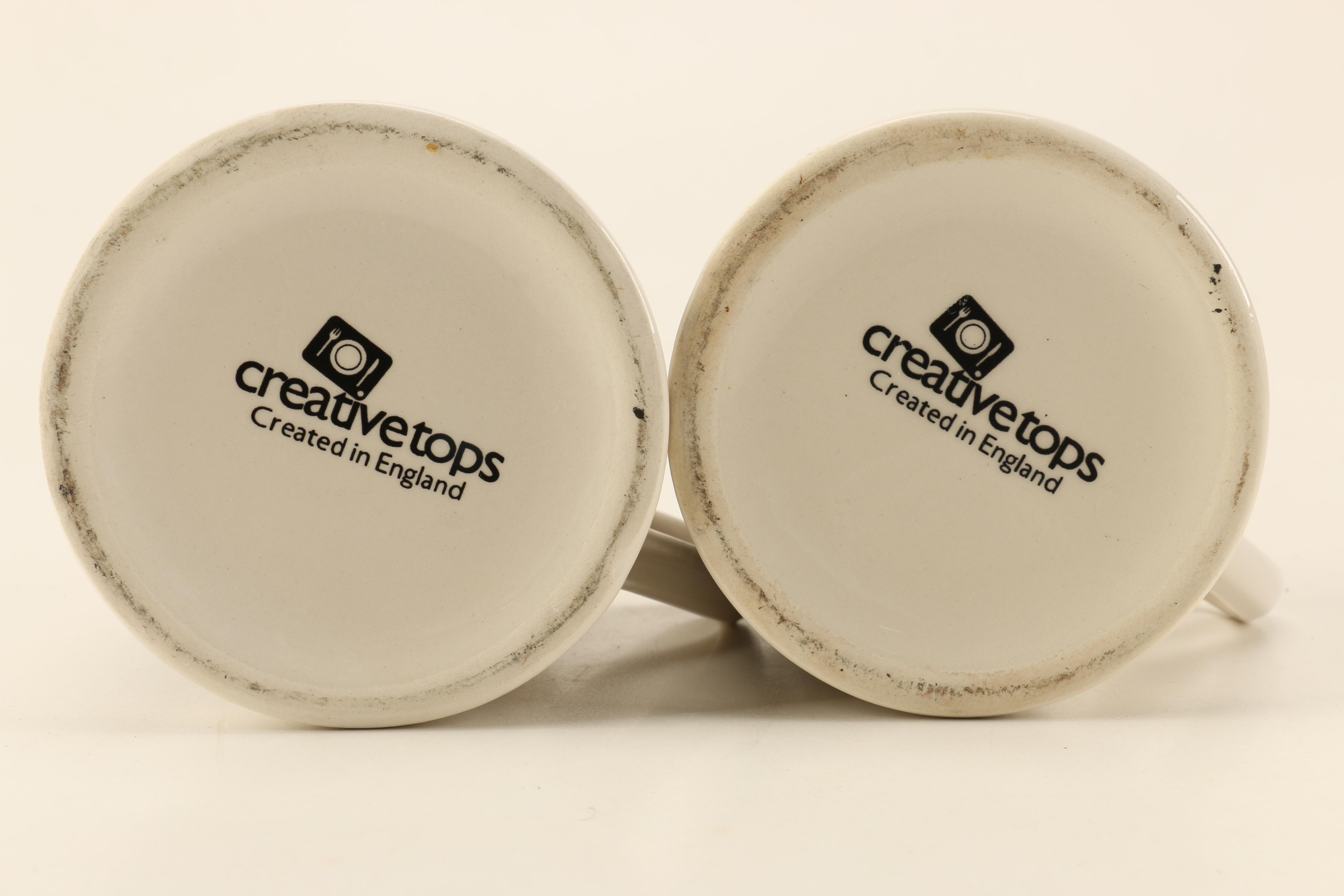 Monogrammed Ceramic Mugs