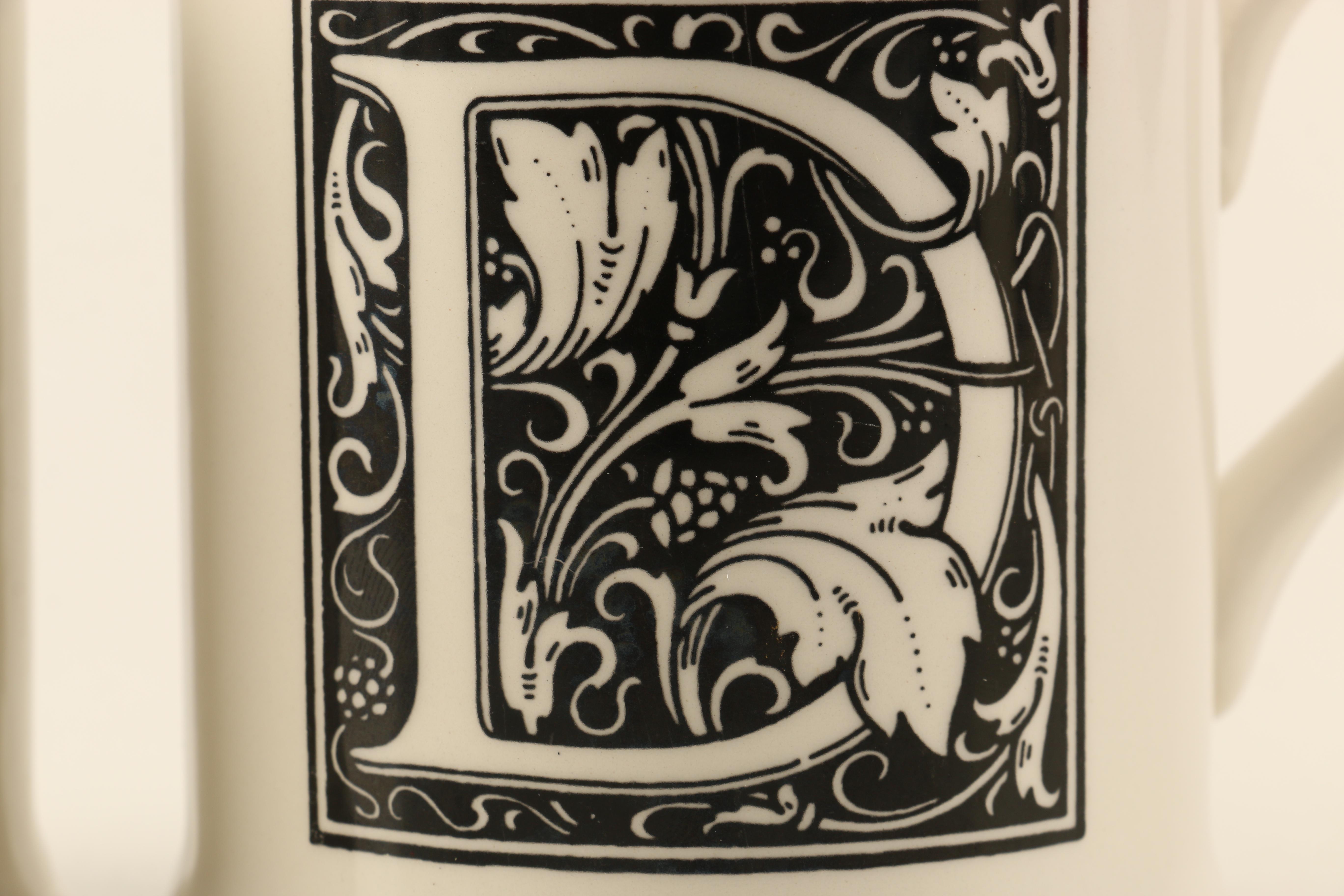 Monogrammed Ceramic Mugs