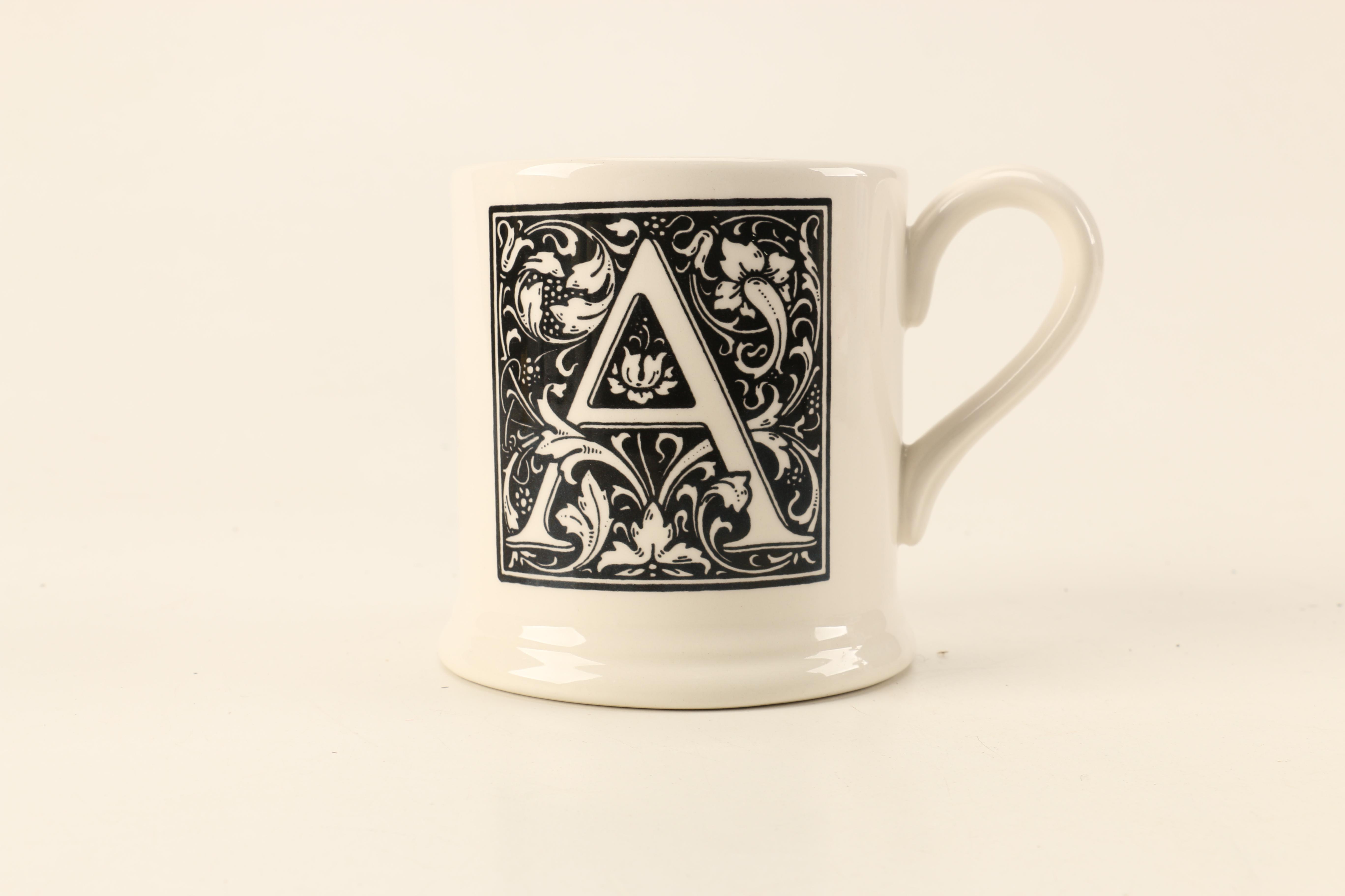 Monogrammed Ceramic Mugs