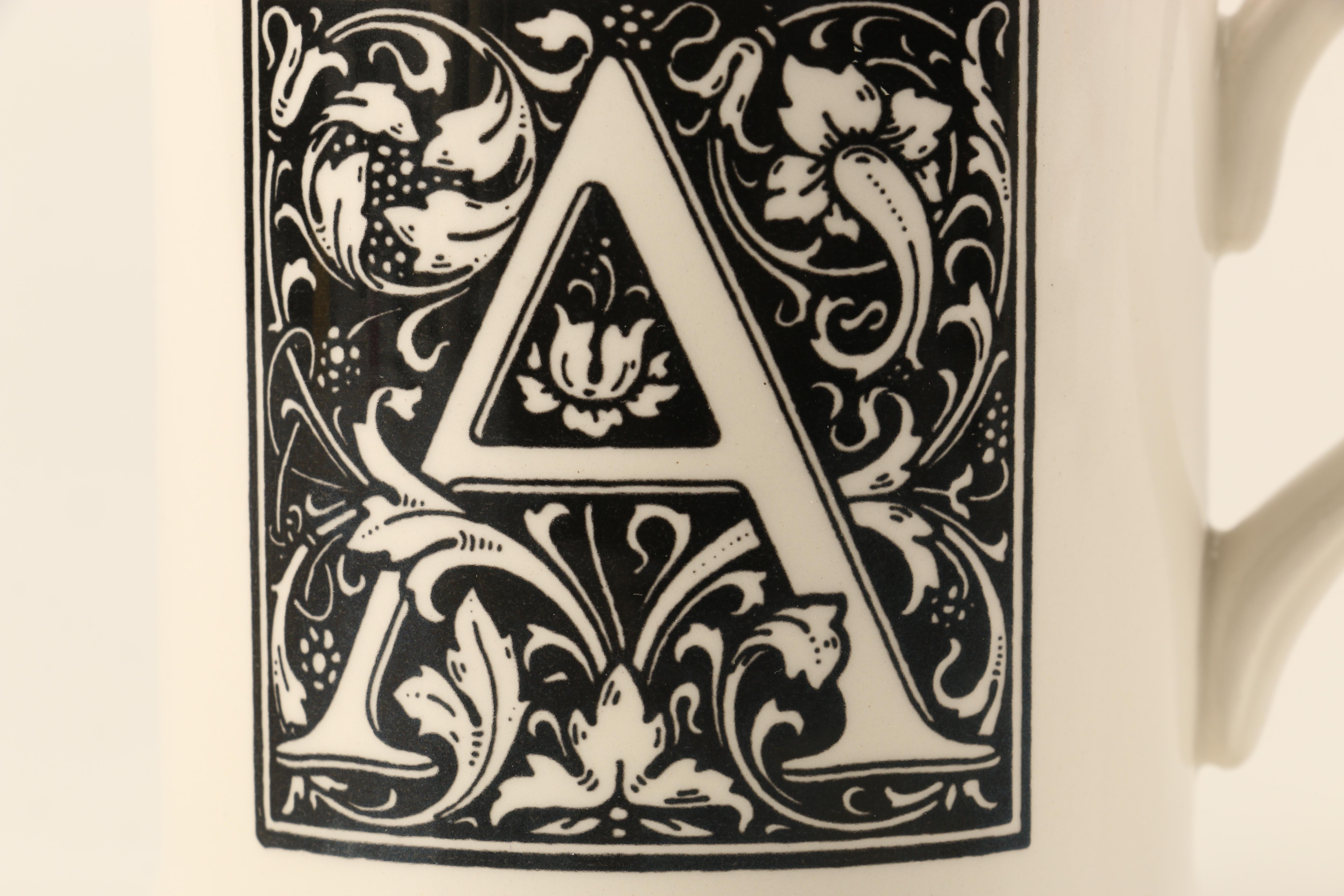 Monogrammed Ceramic Mugs