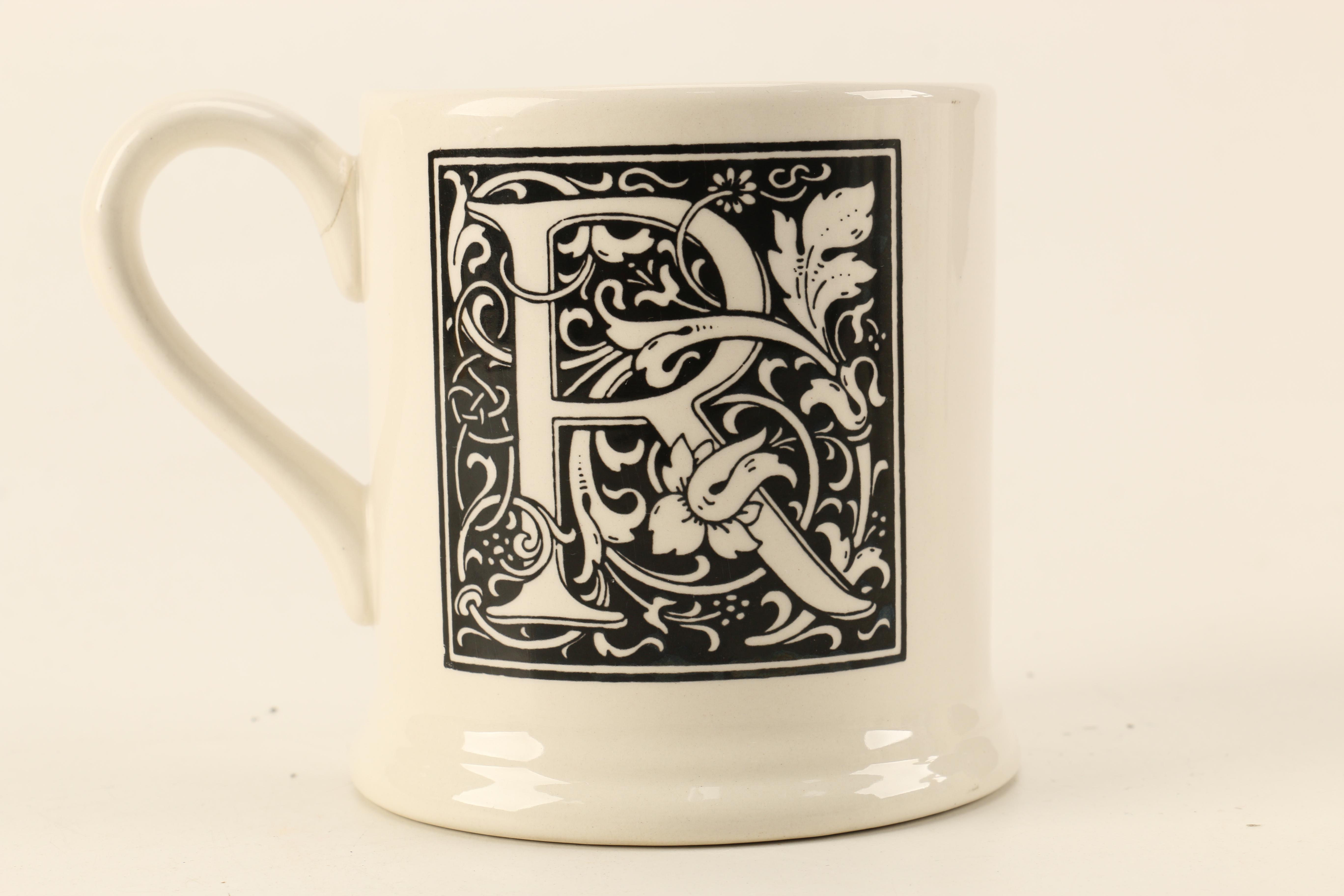 Monogrammed Ceramic Mugs