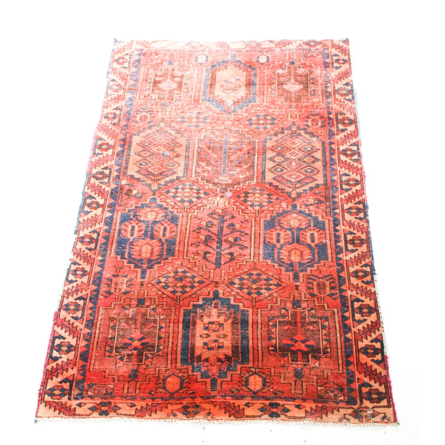 Antique Hand-Knotted Northwest Persian Rug