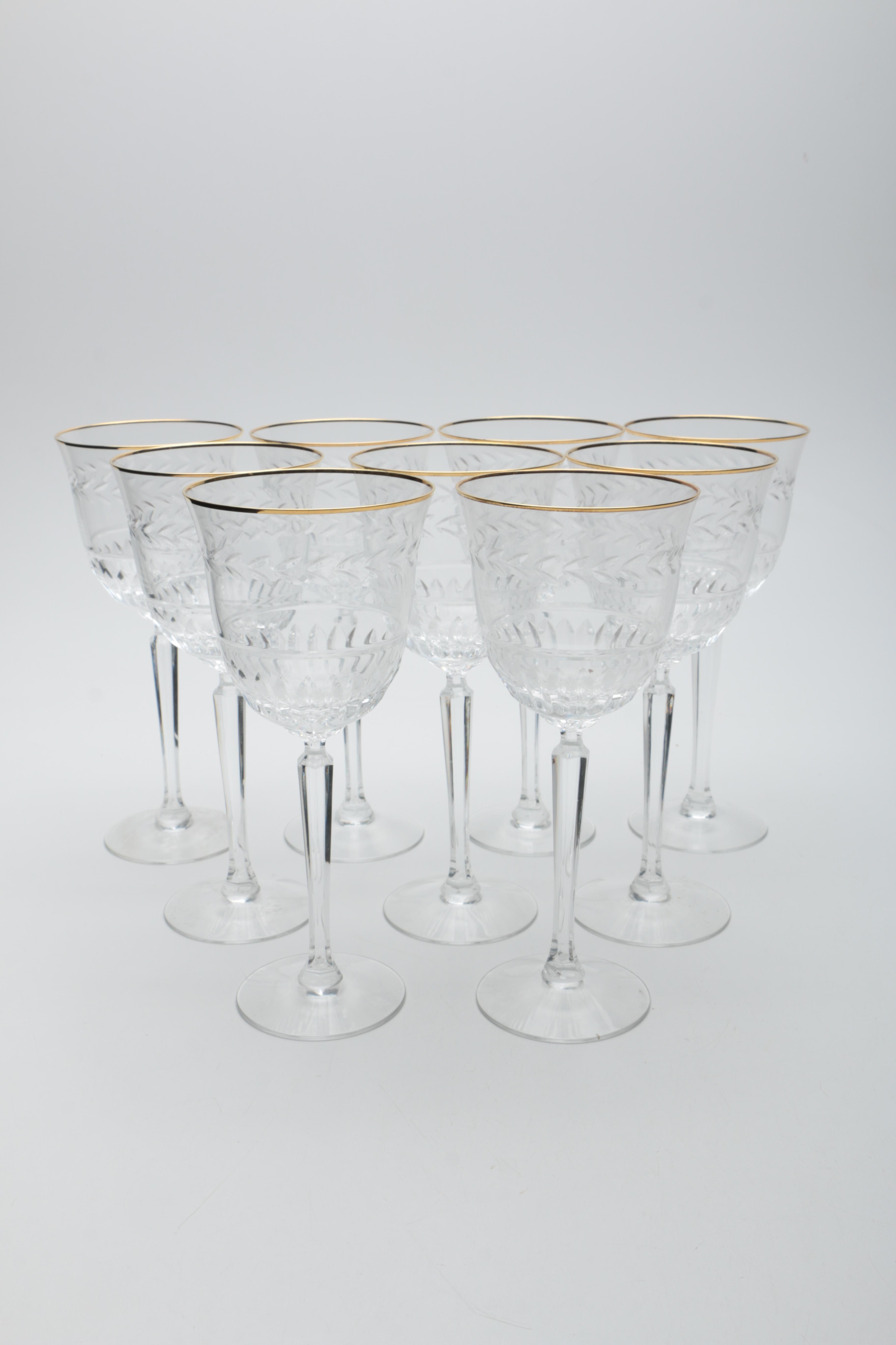 Lenox Crystal Wine Glasses