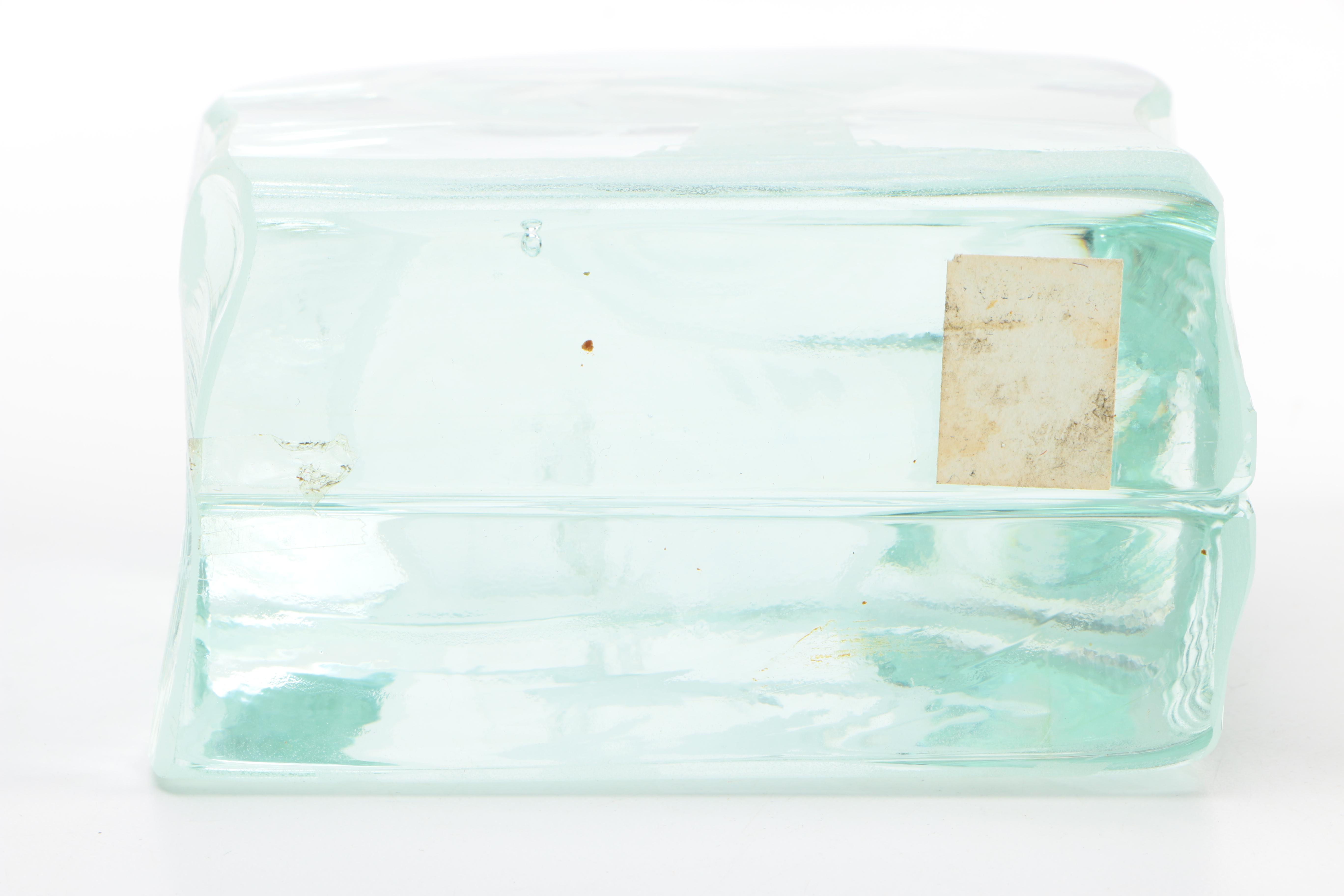 Glass Lighthouse Decor with Display Table