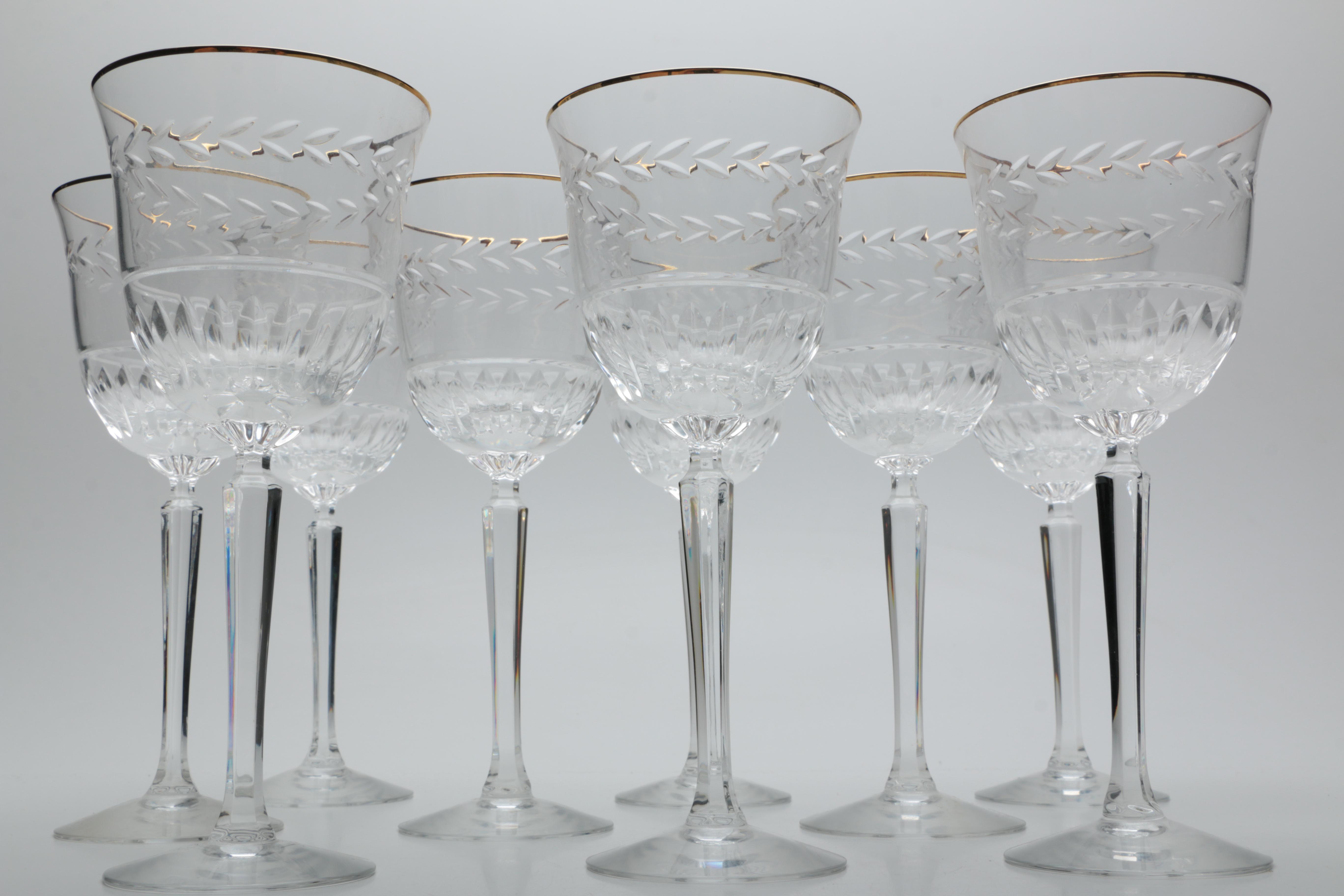 Lenox Crystal Wine Glasses
