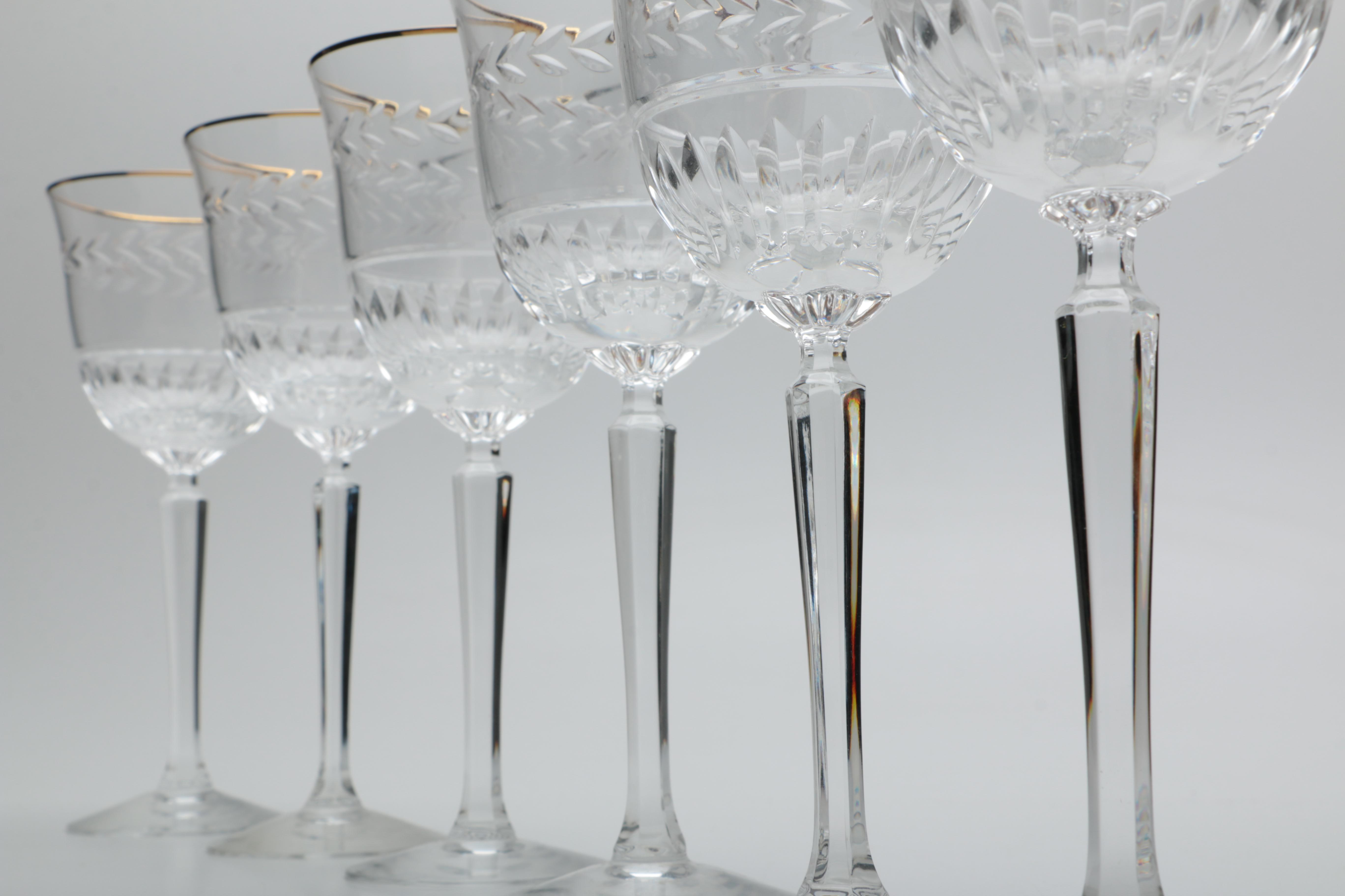 Lenox Crystal Wine Glasses