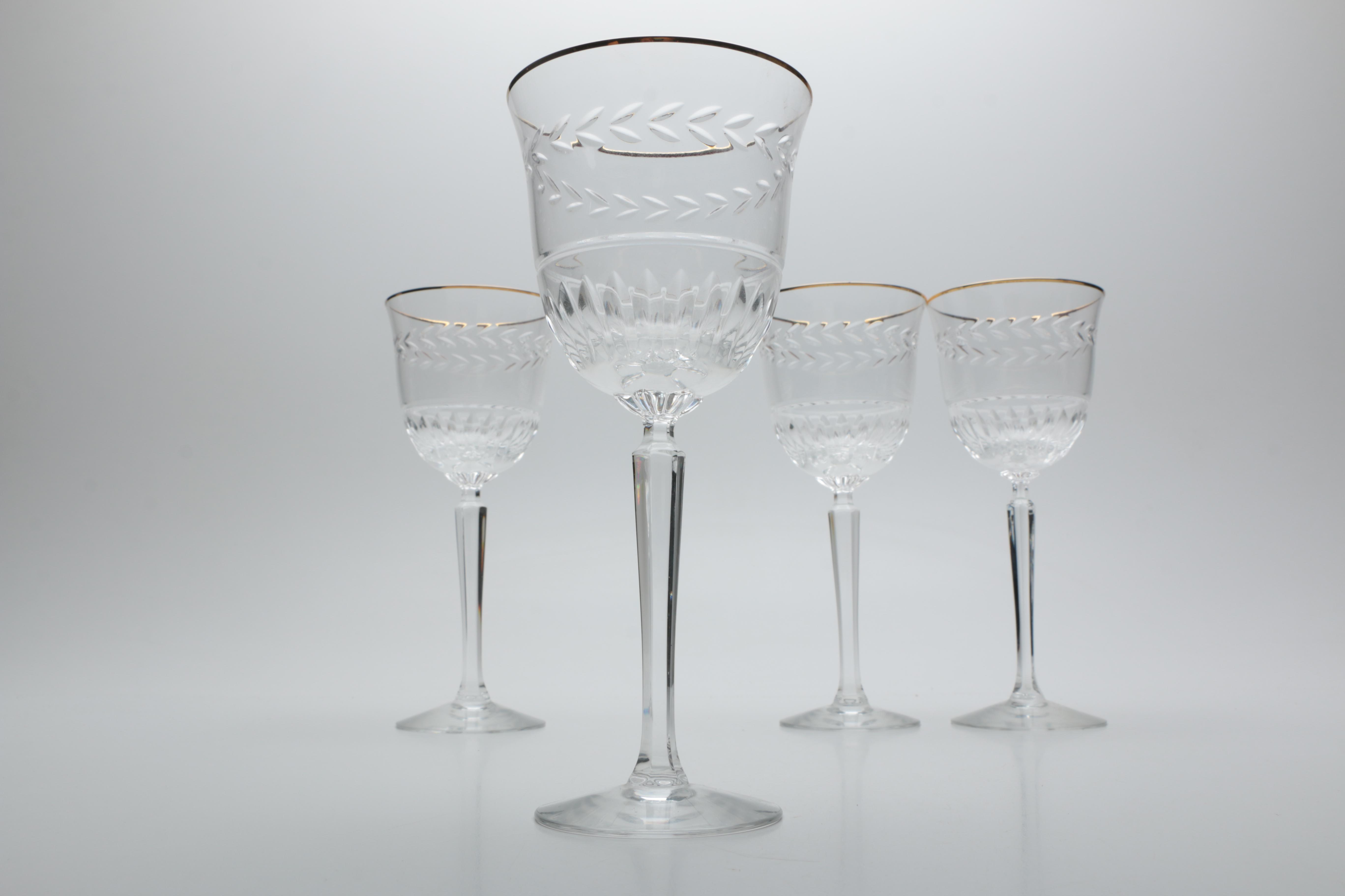Lenox Crystal Wine Glasses