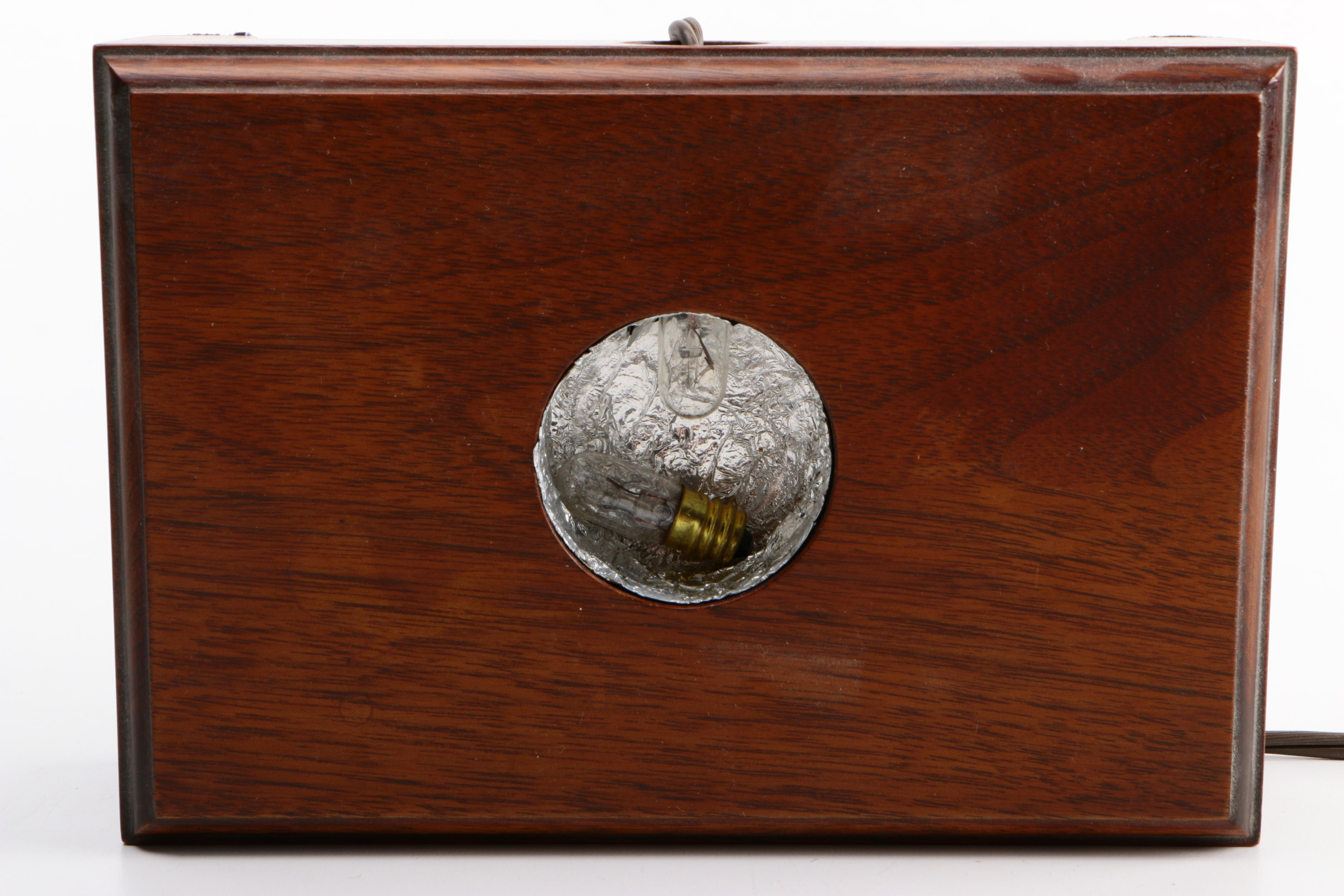 Glass Lighthouse Decor with Display Table