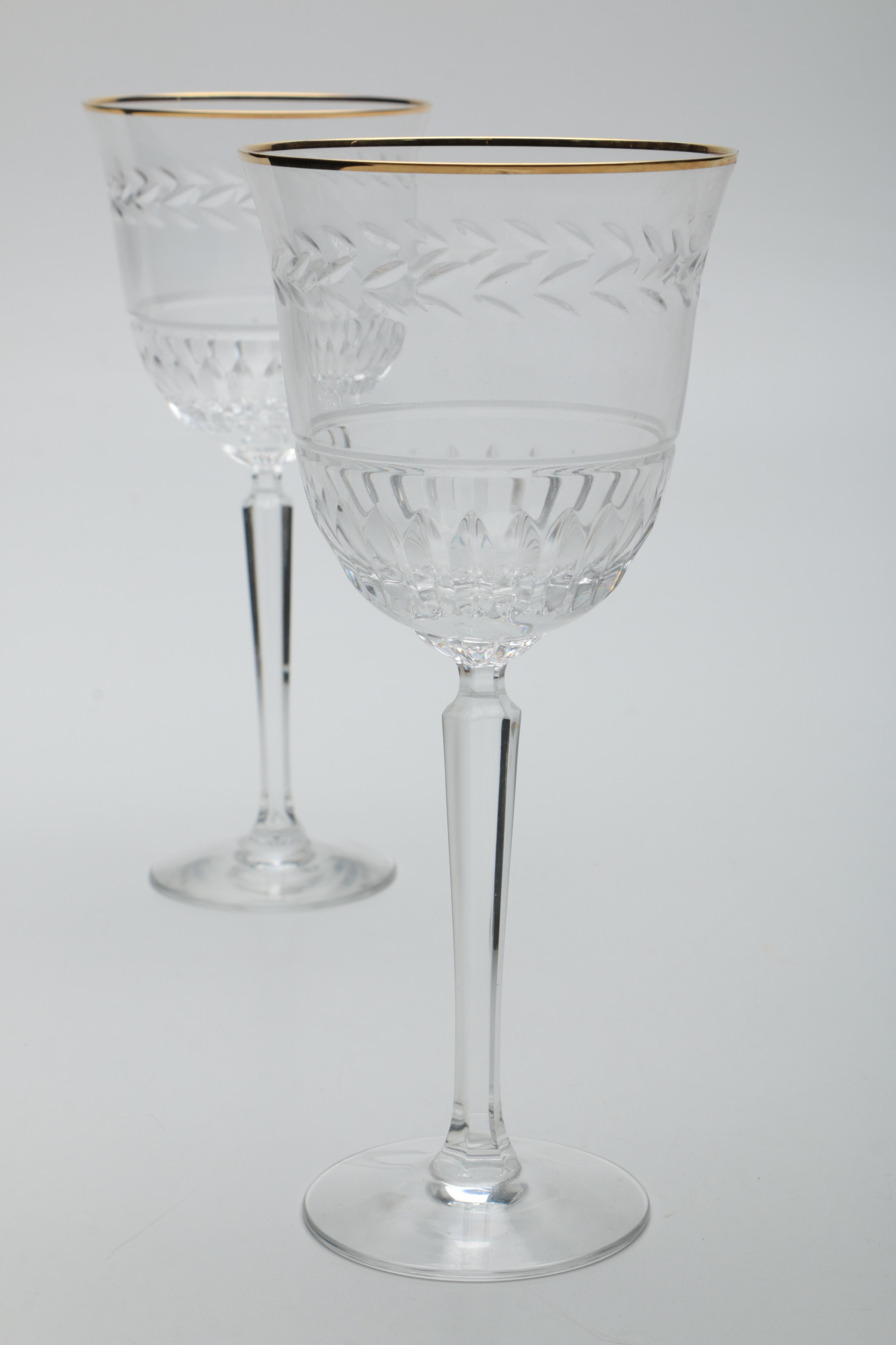 Lenox Crystal Wine Glasses