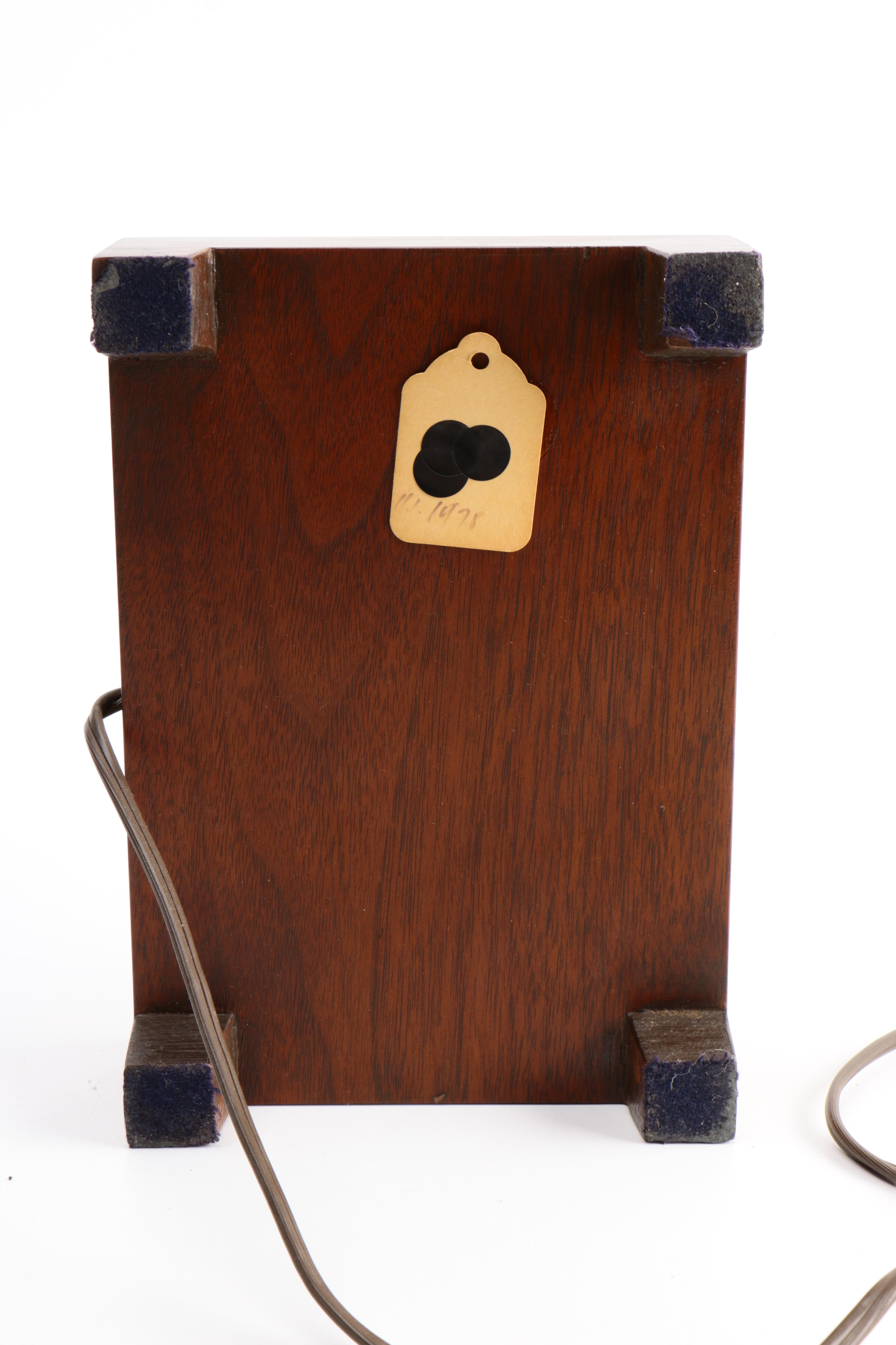 Glass Lighthouse Decor with Display Table