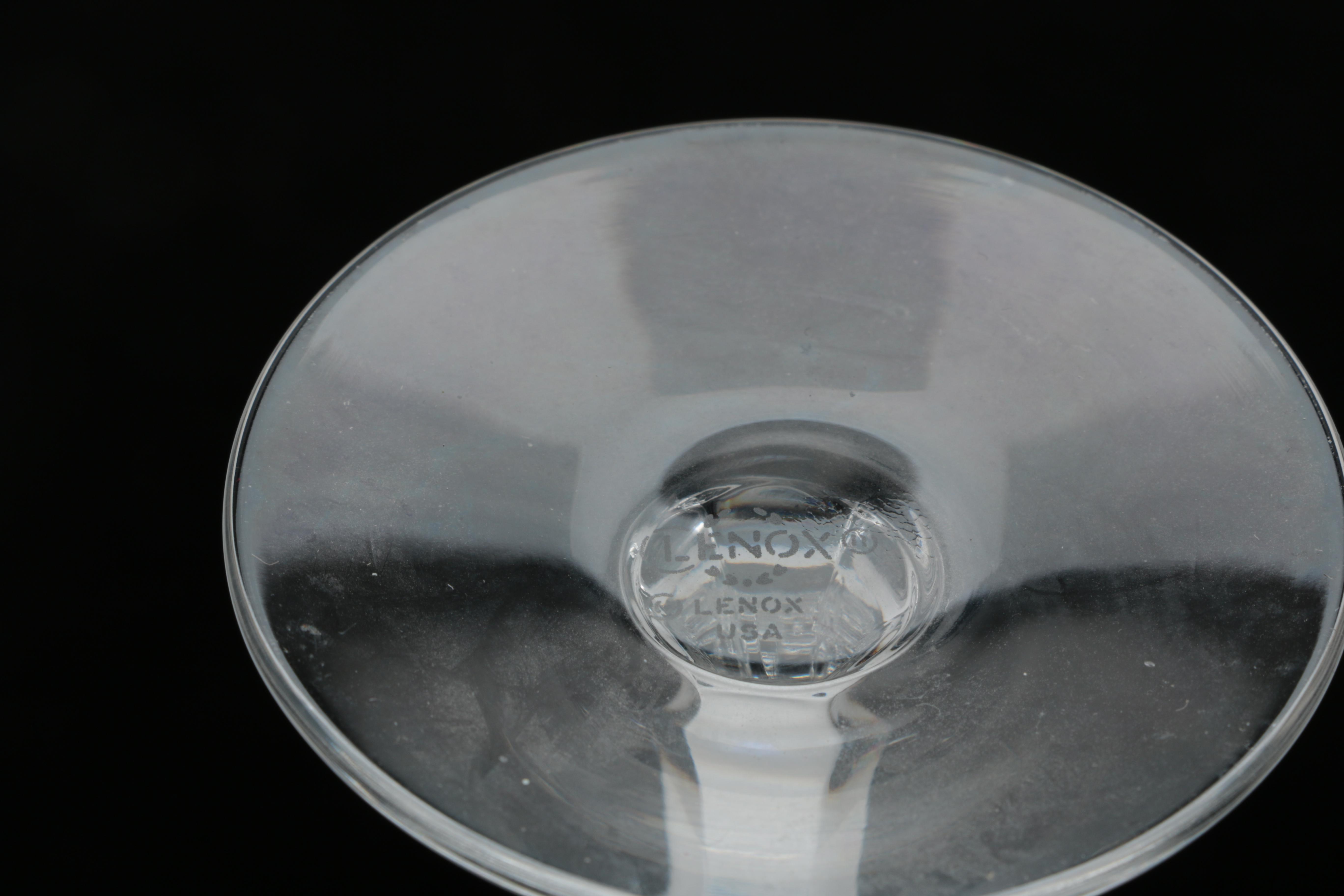 Lenox Crystal Wine Glasses