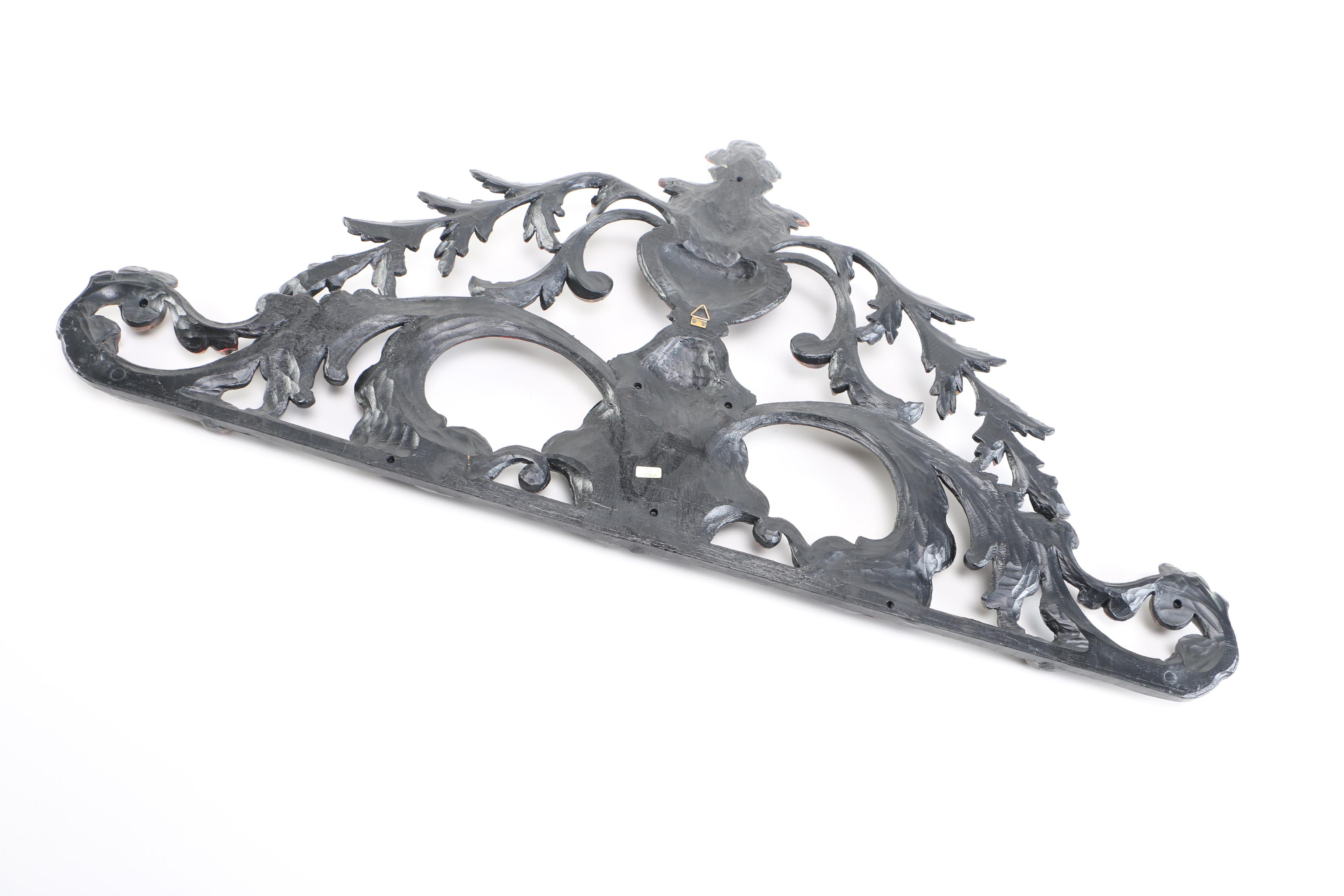 Wrought Iron and Resin Wall Accents