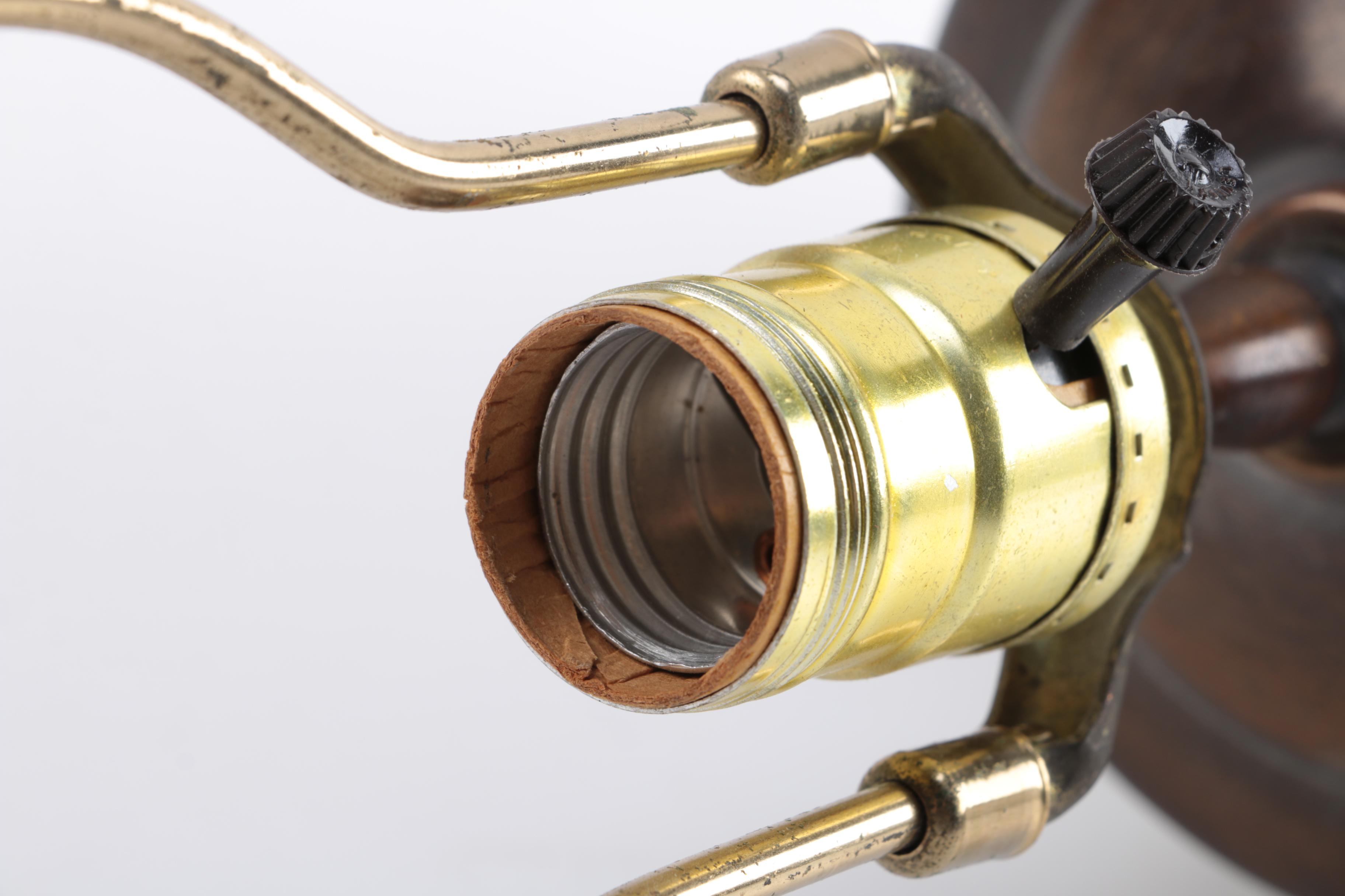 Vintage Copper Table Lamp