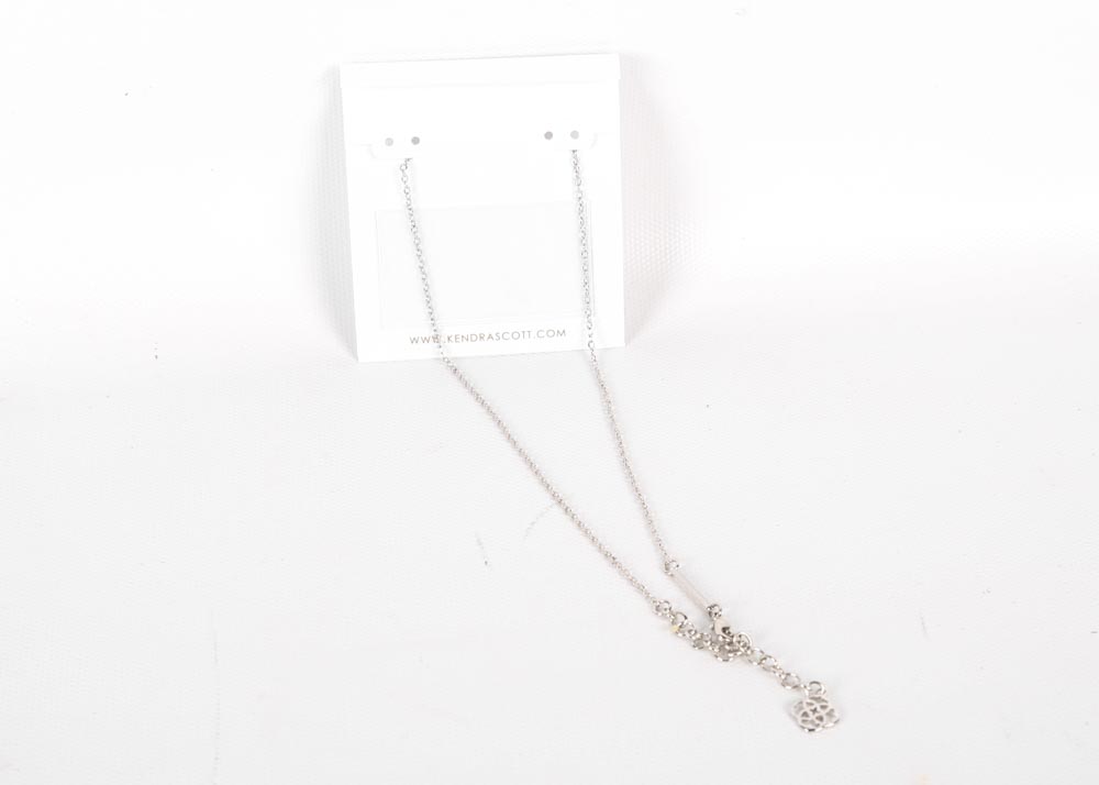 Kendra Scott Elisa Silver Tone Necklace