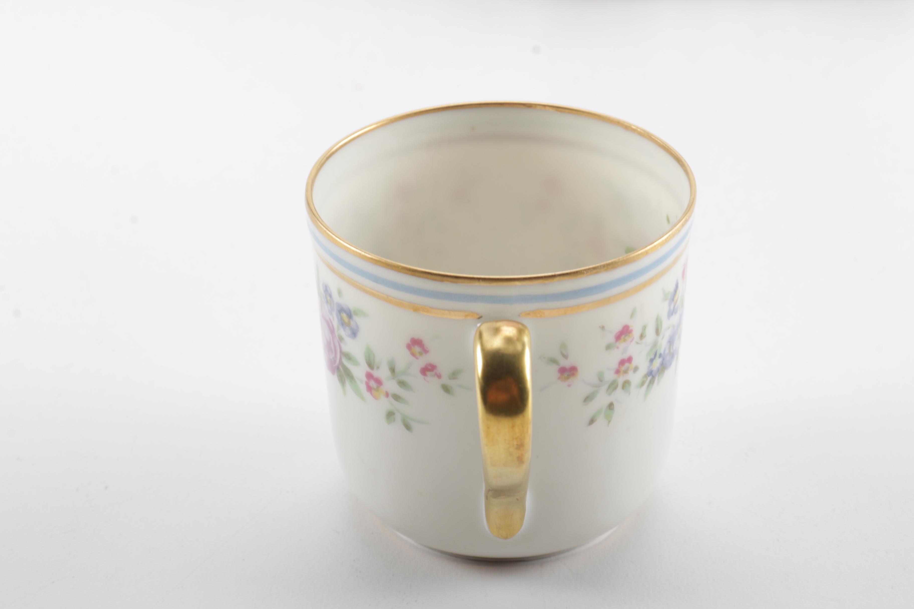 Limoges Tea Cups and Saucers