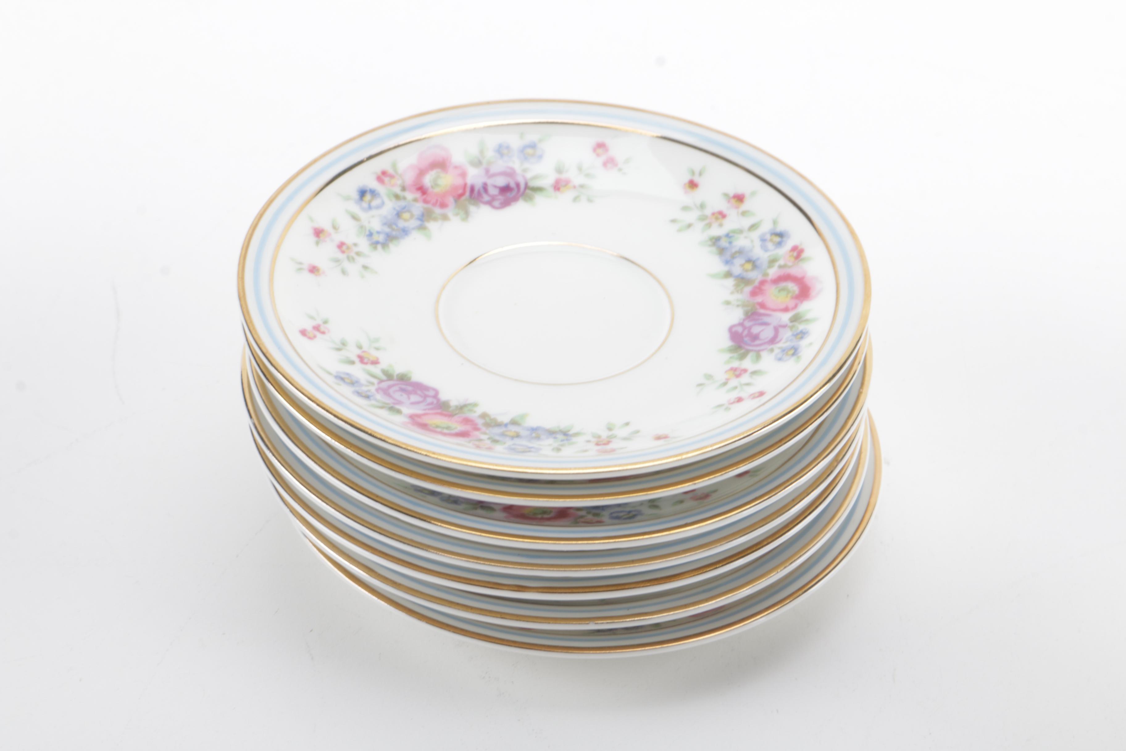 Limoges Tea Cups and Saucers