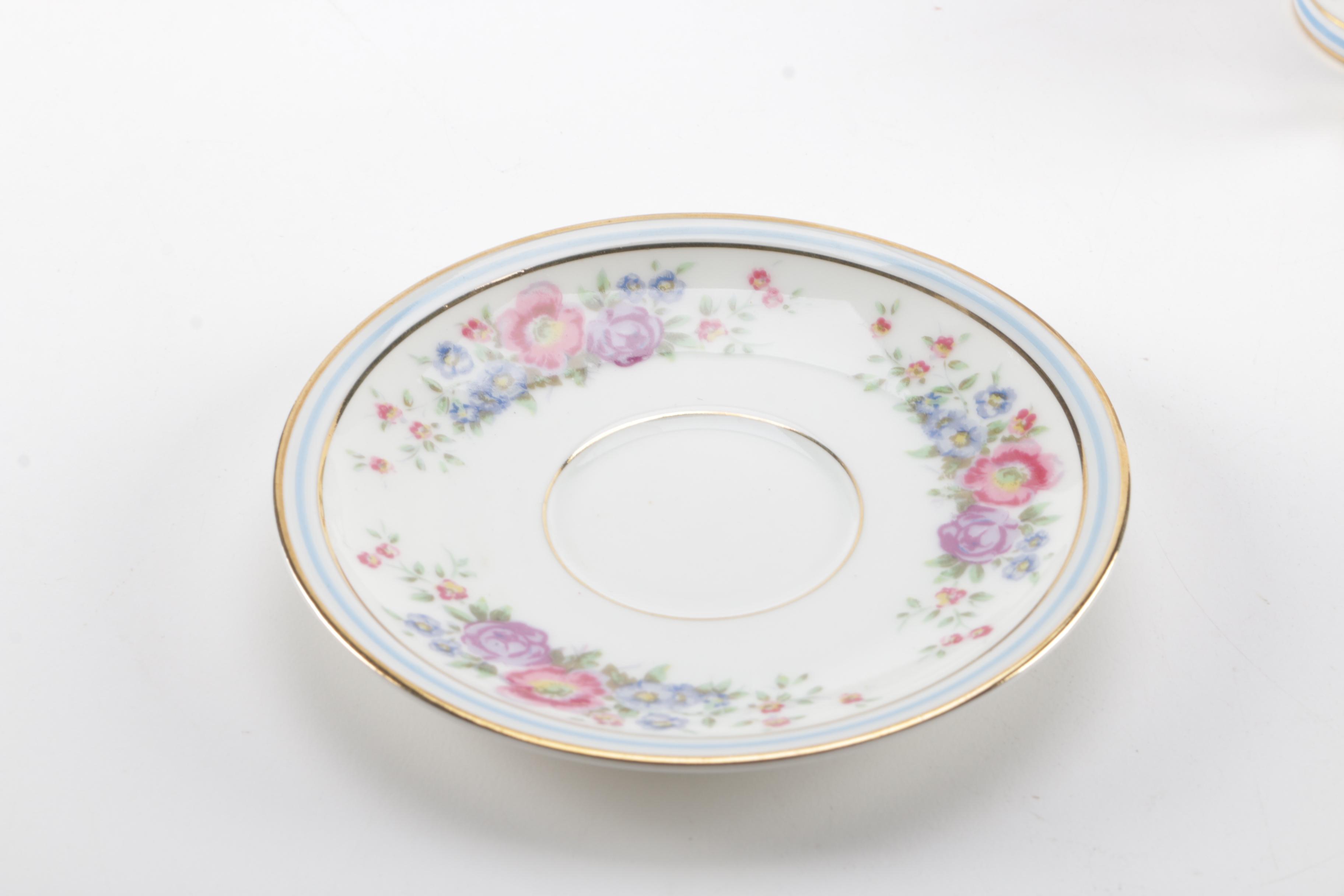 Limoges Tea Cups and Saucers