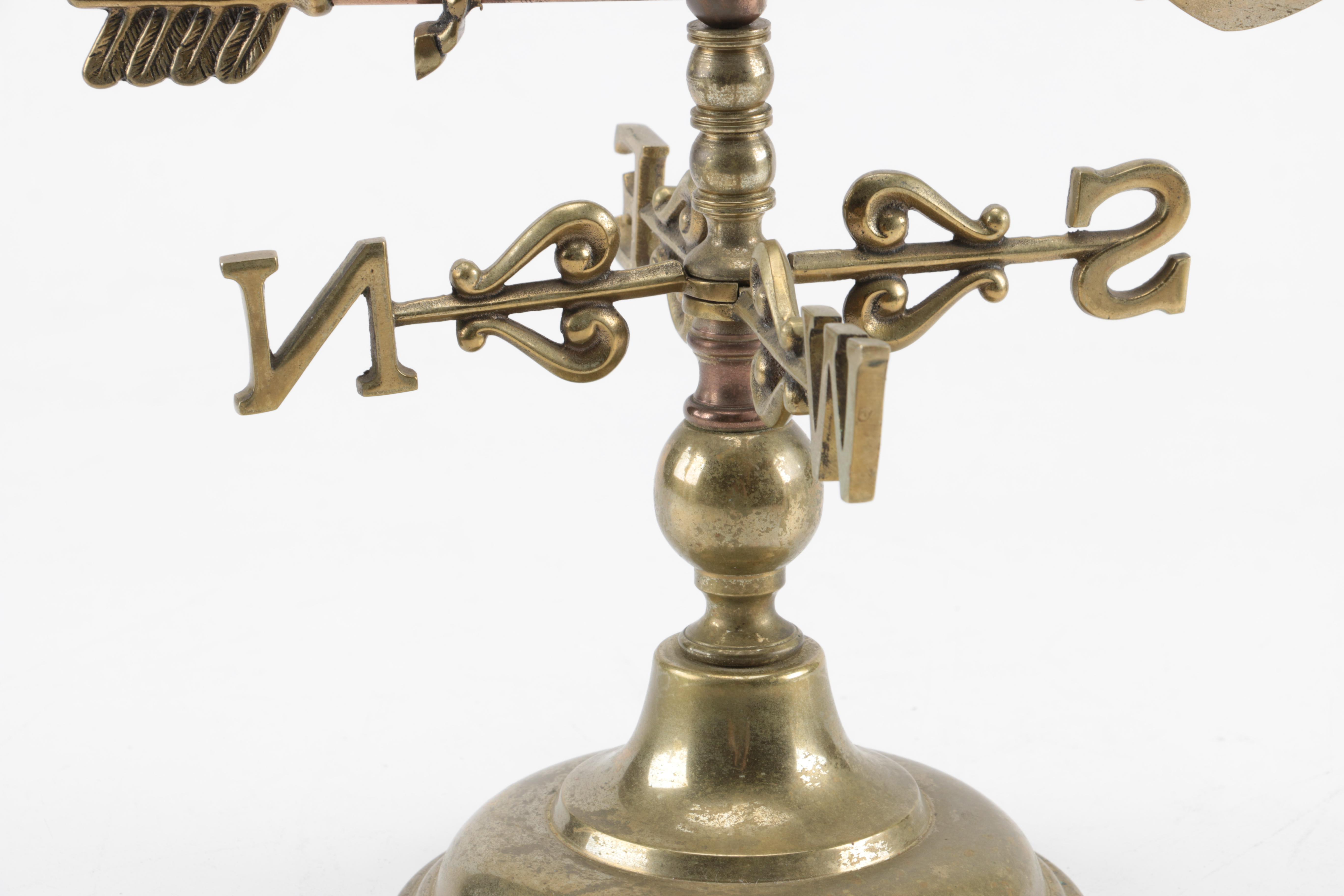 Brass Tabletop Horse Weather Vane