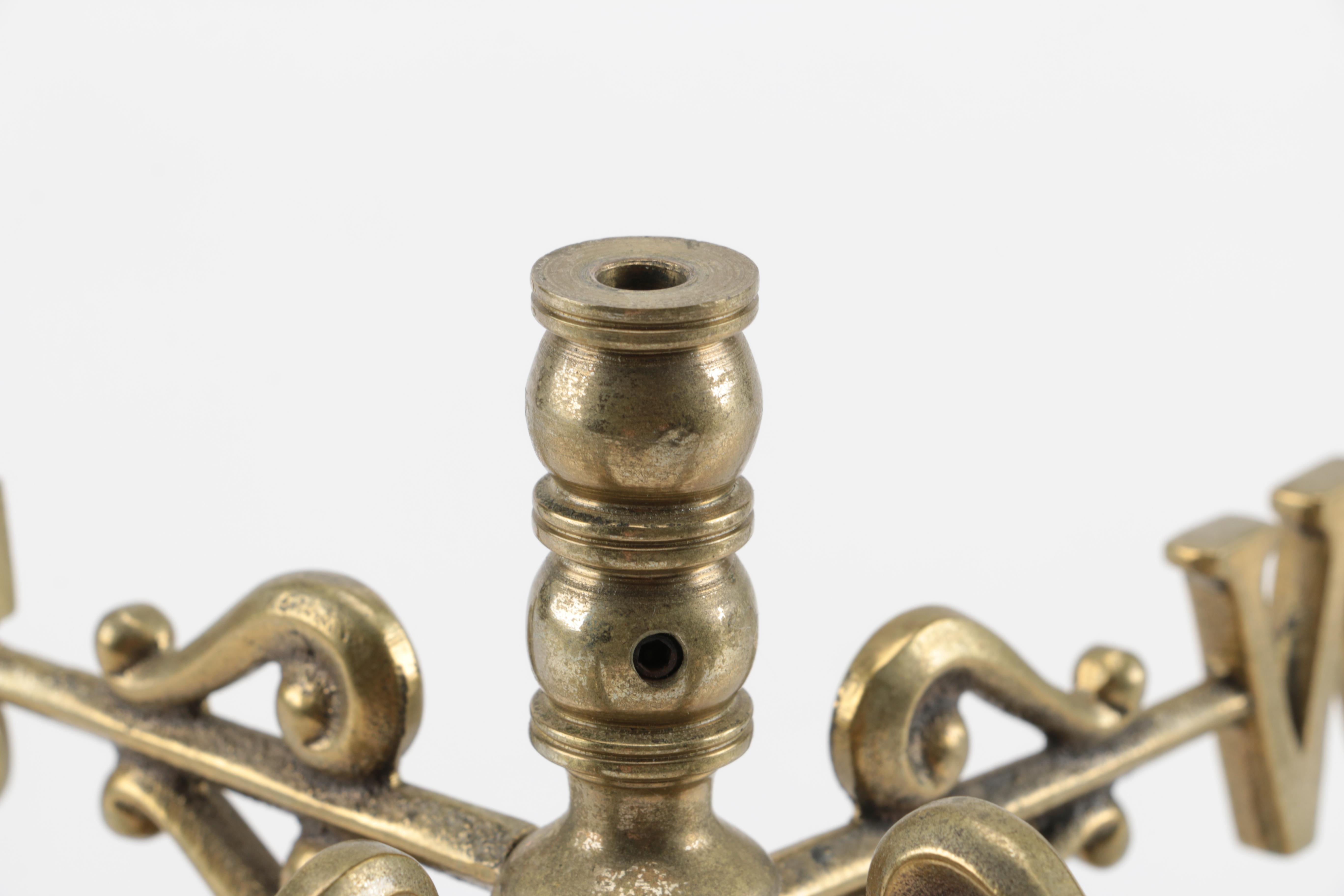 Brass Tabletop Horse Weather Vane