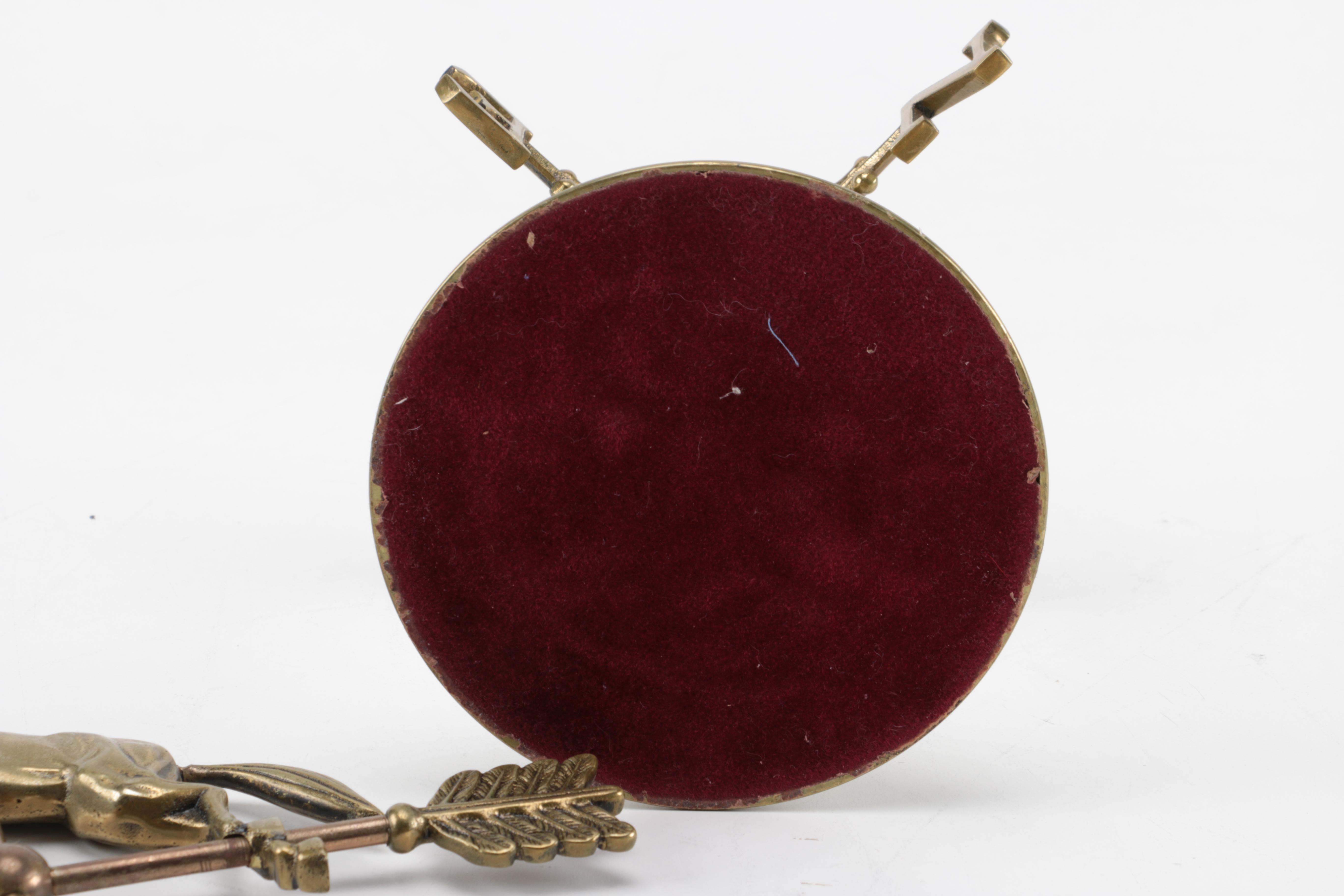 Brass Tabletop Horse Weather Vane