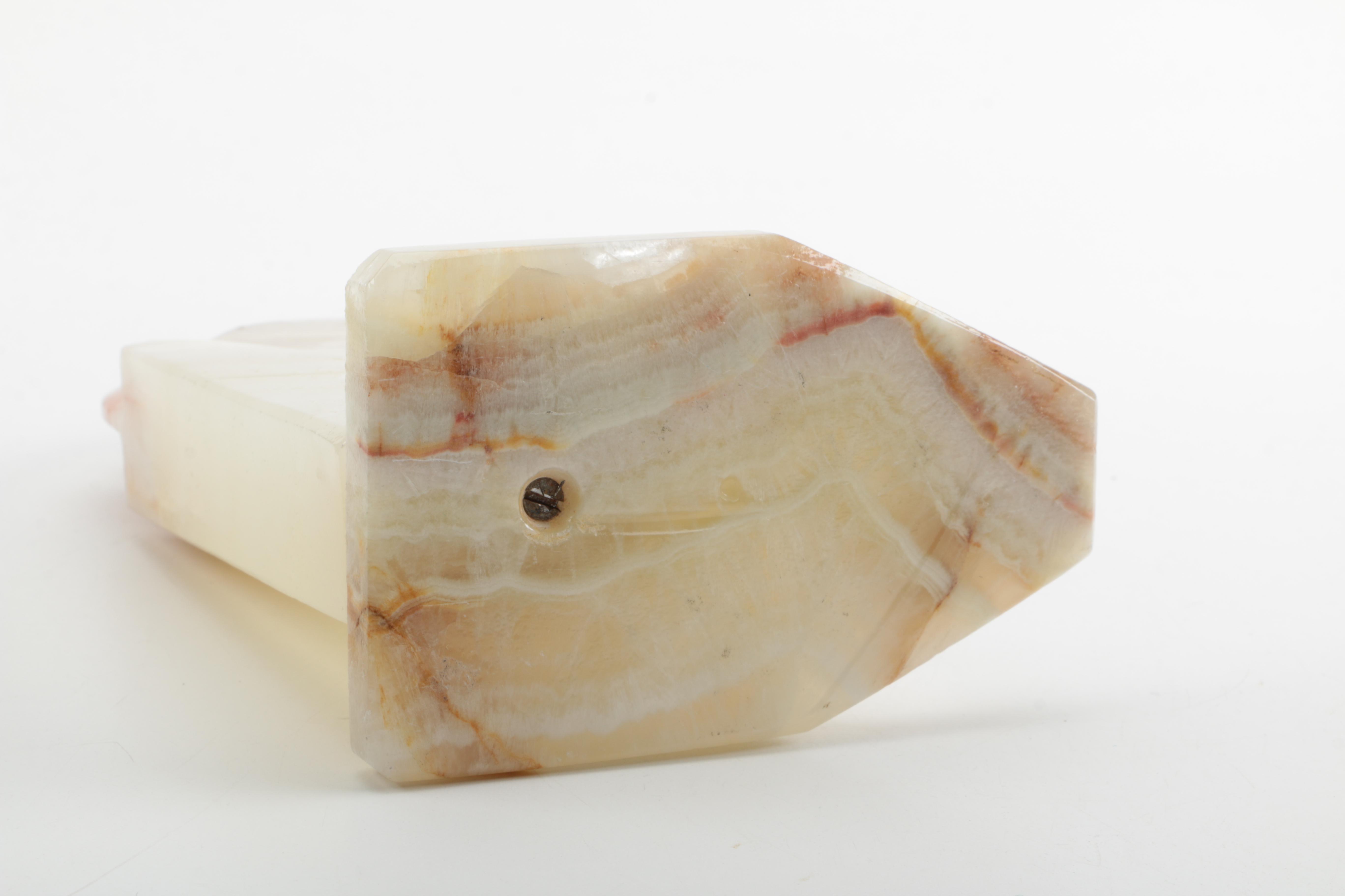 Agate Knight Chess Piece Figurine