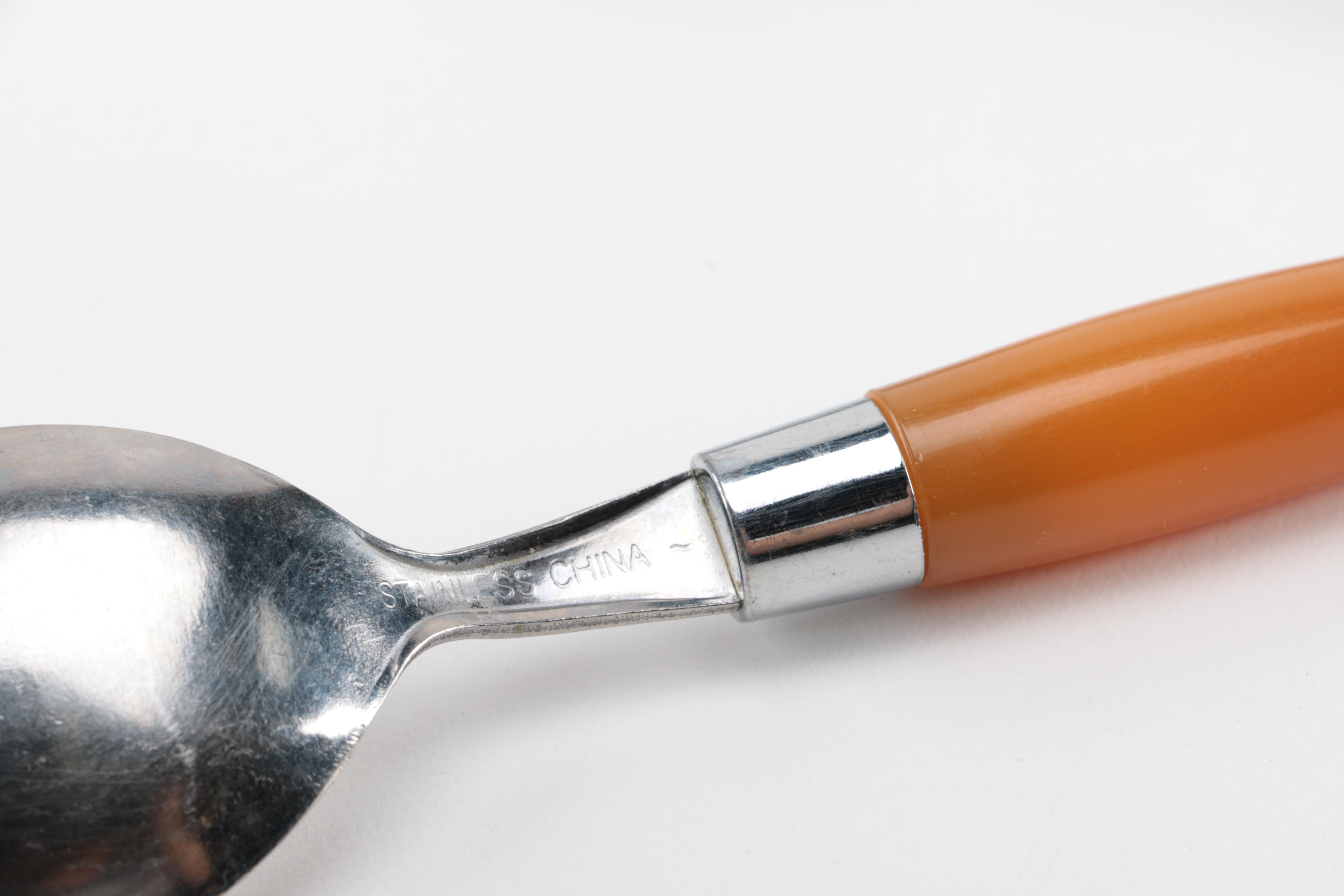 Multi-Colored Stainless Steel Flatware Service