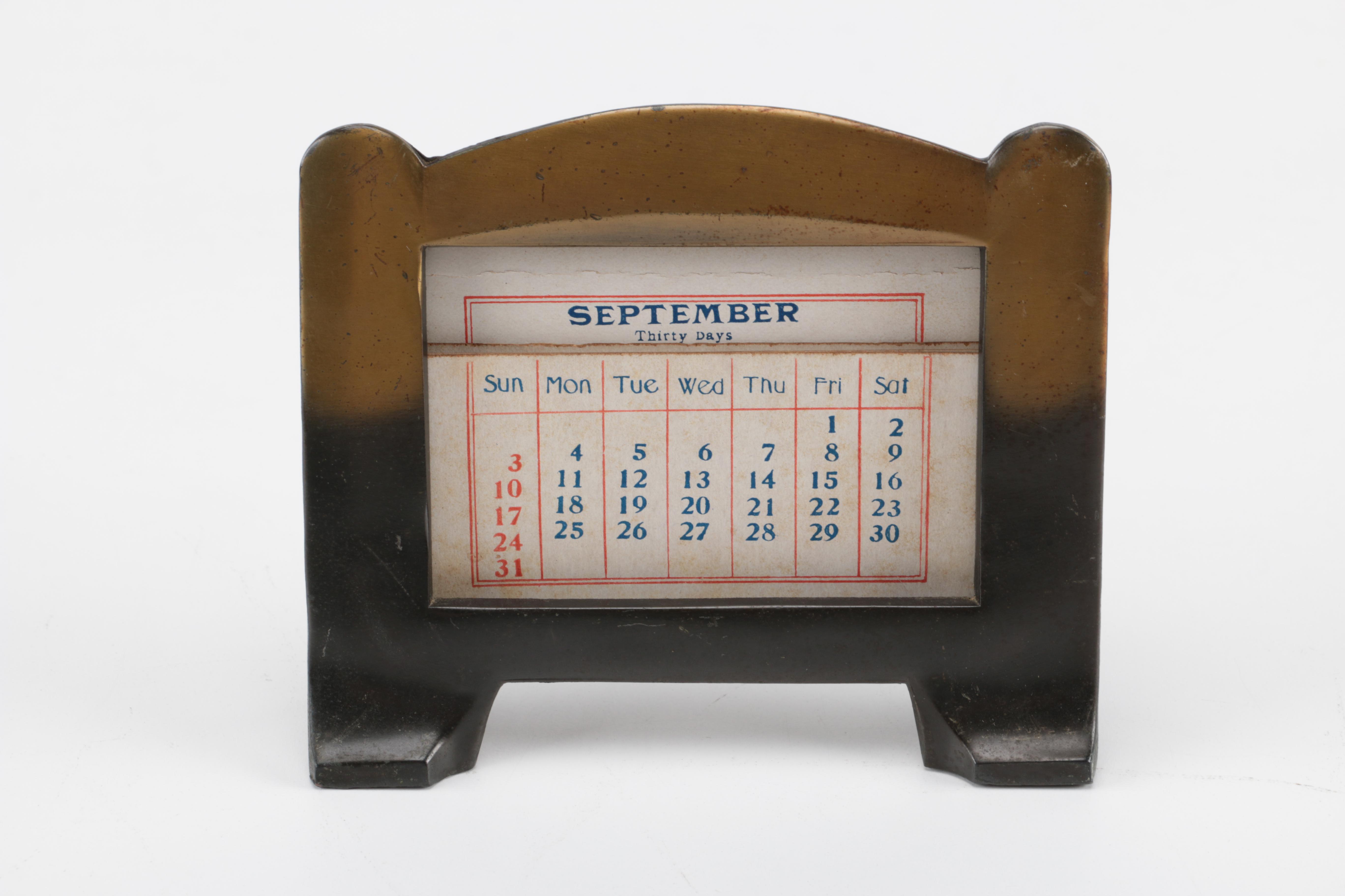 Brass Tone Desk Accessories