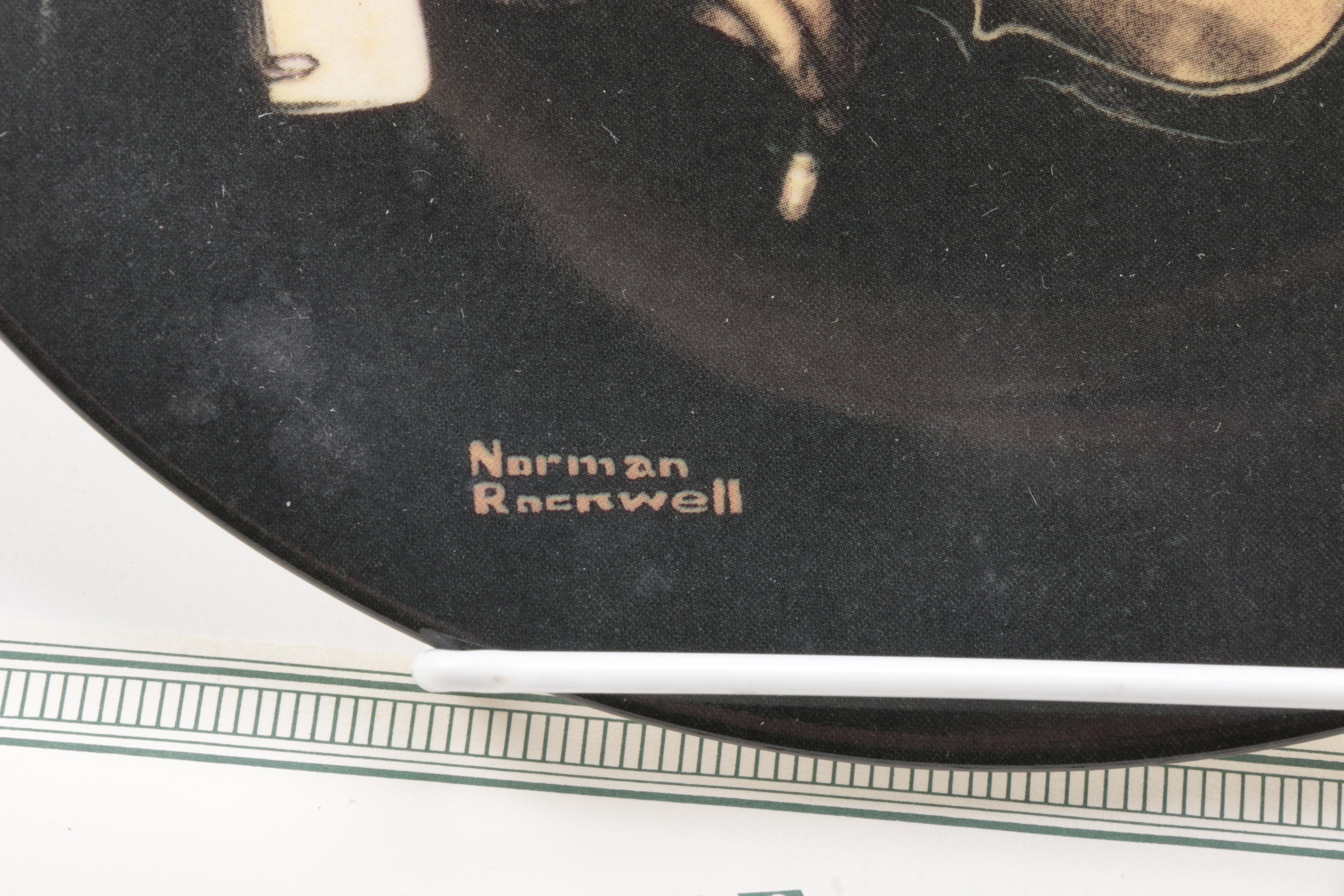 1990s Knowles "Norman Rockwell Heritage Collection" Collector Plates