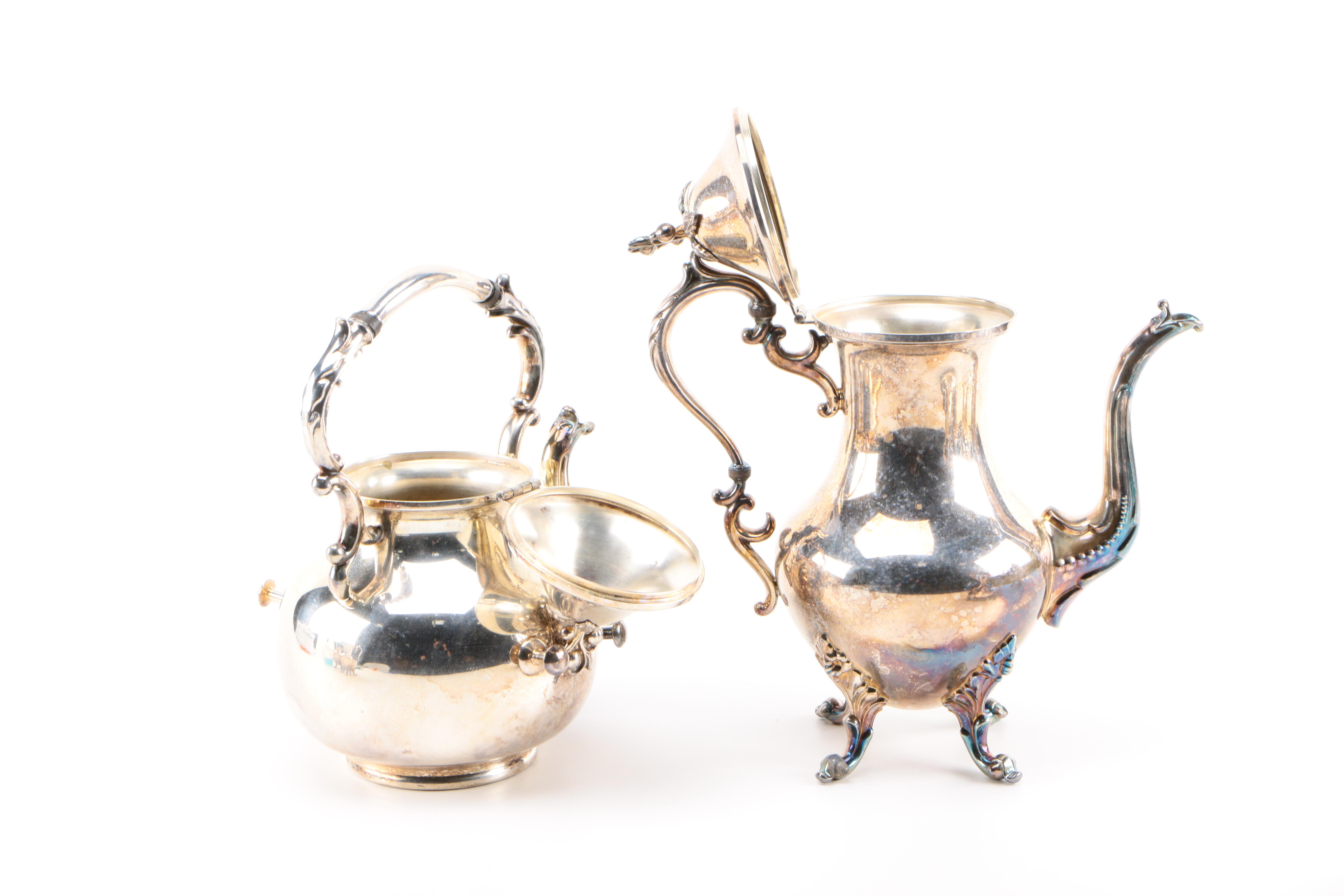 Goldfeder Silver Co. Silver Plate Tea and Coffee Service