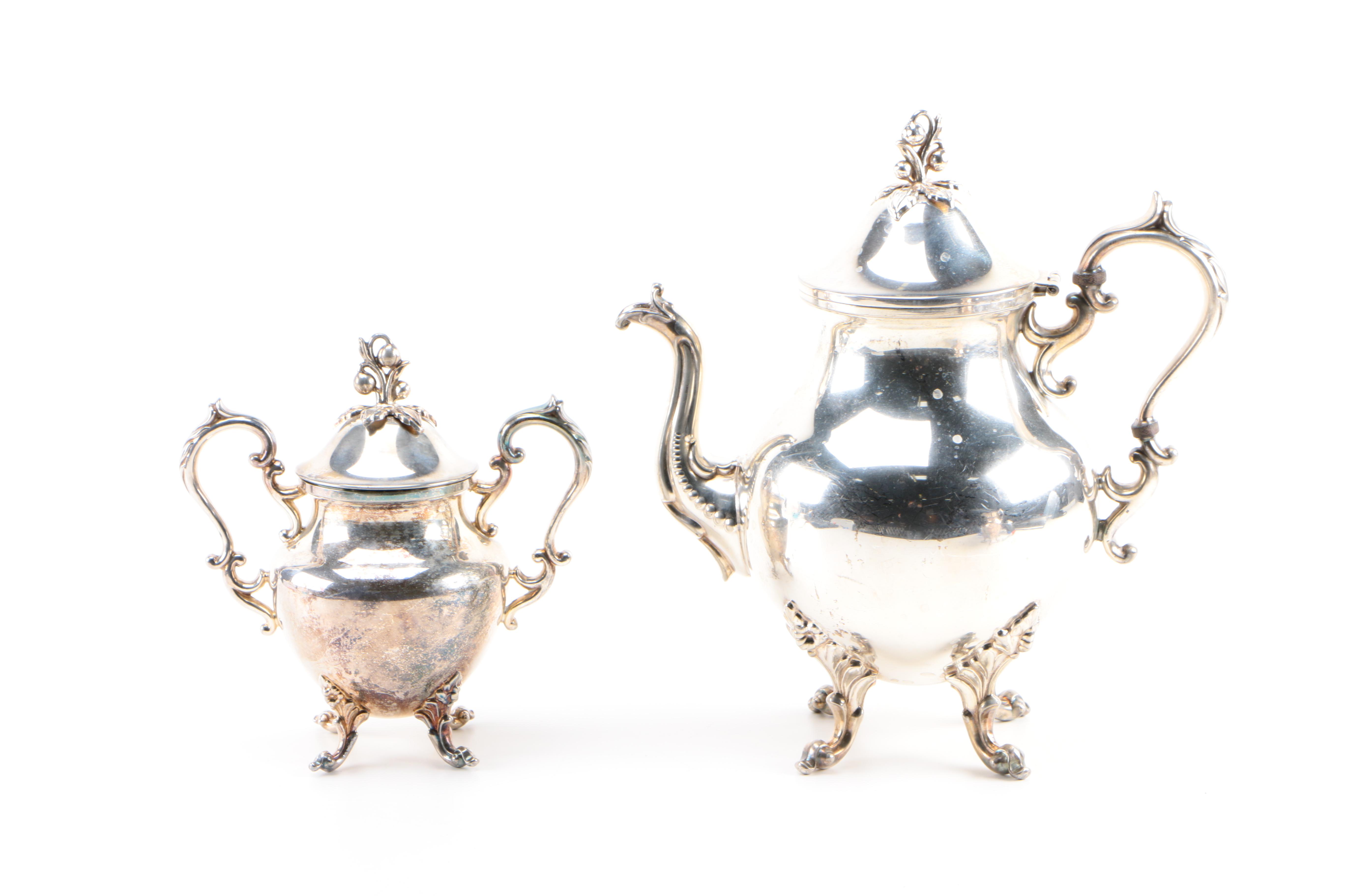 Goldfeder Silver Co. Silver Plate Tea and Coffee Service