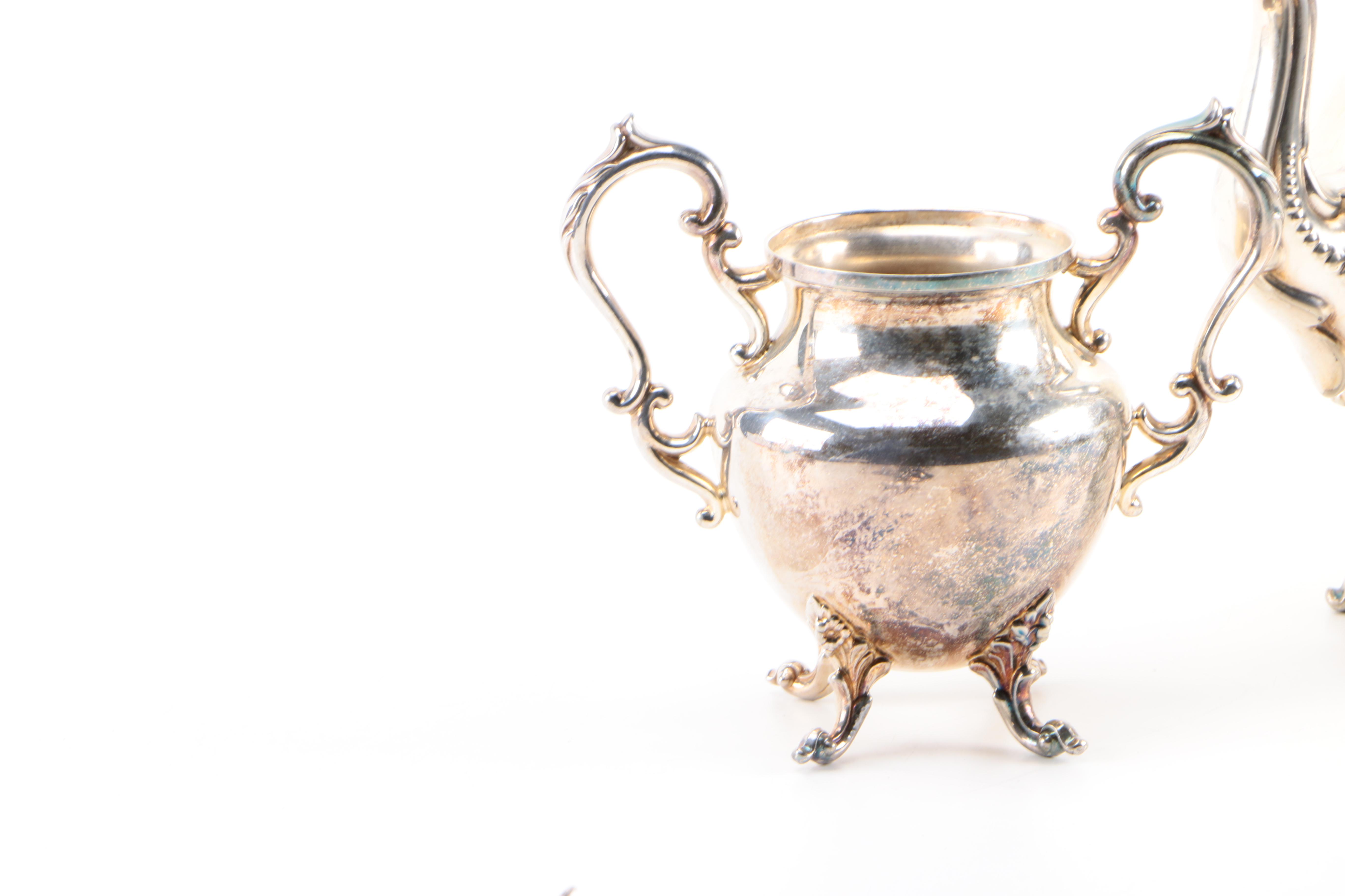 Goldfeder Silver Co. Silver Plate Tea and Coffee Service