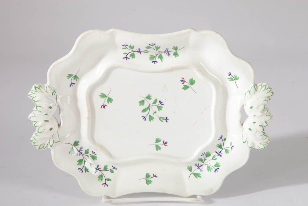 Collection of Antique English Sprigware Style China