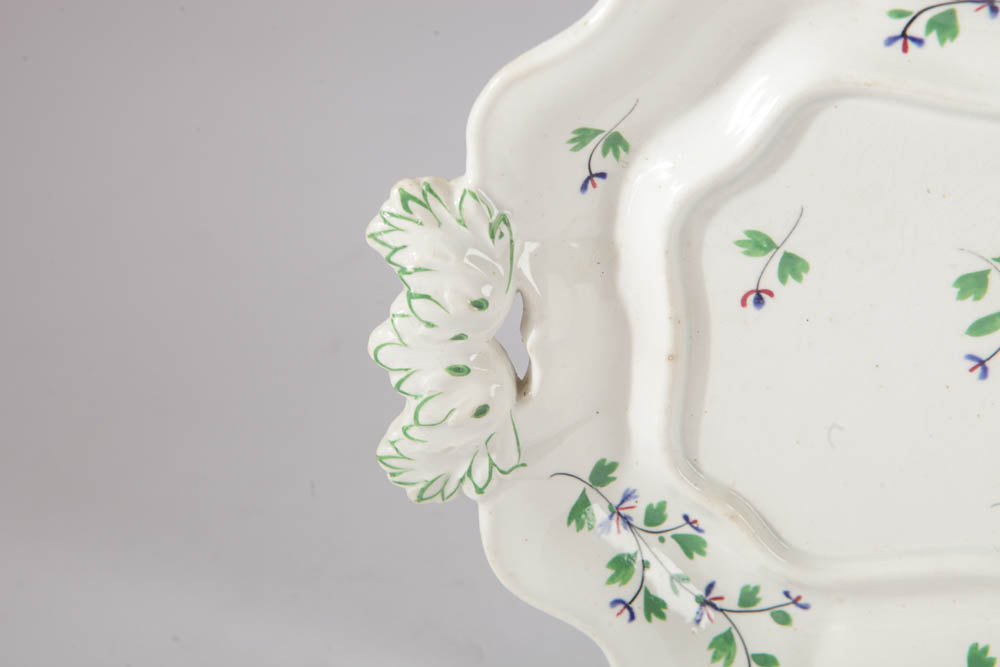 Collection of Antique English Sprigware Style China