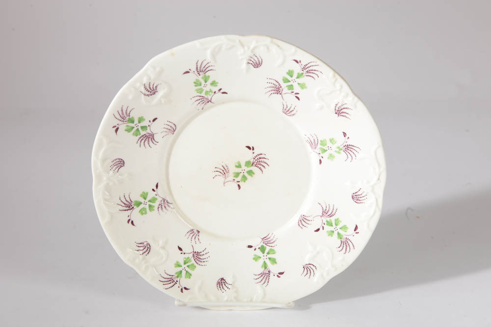 Collection of Antique English Sprigware Style China