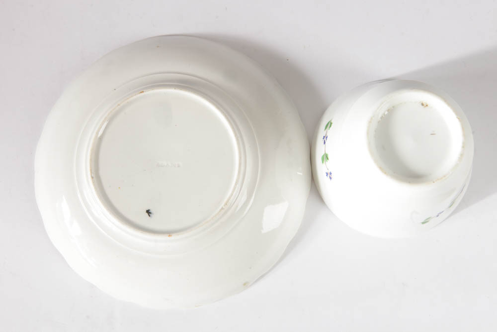 Collection of Antique English Sprigware Style China