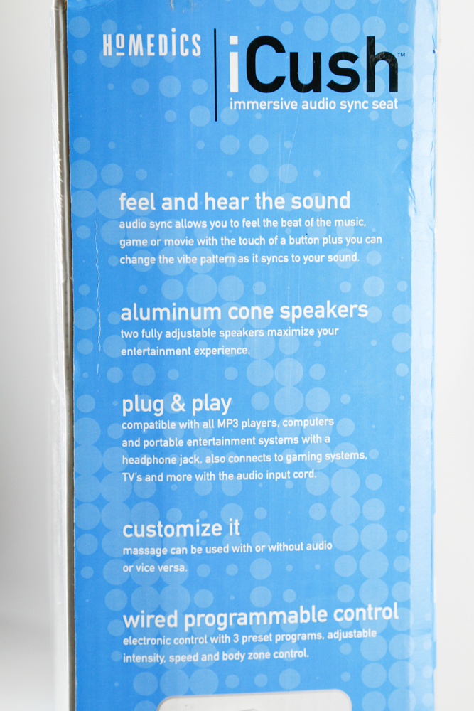 iCush 100 Immersive Audio Sync Seat by Homedics