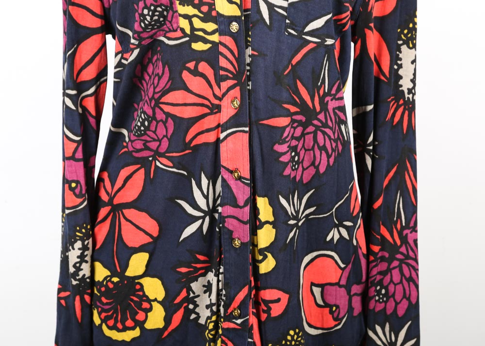 Women's Tory Burch Floral Print Blouse