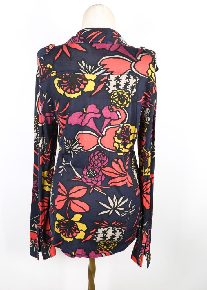 Women's Tory Burch Floral Print Blouse