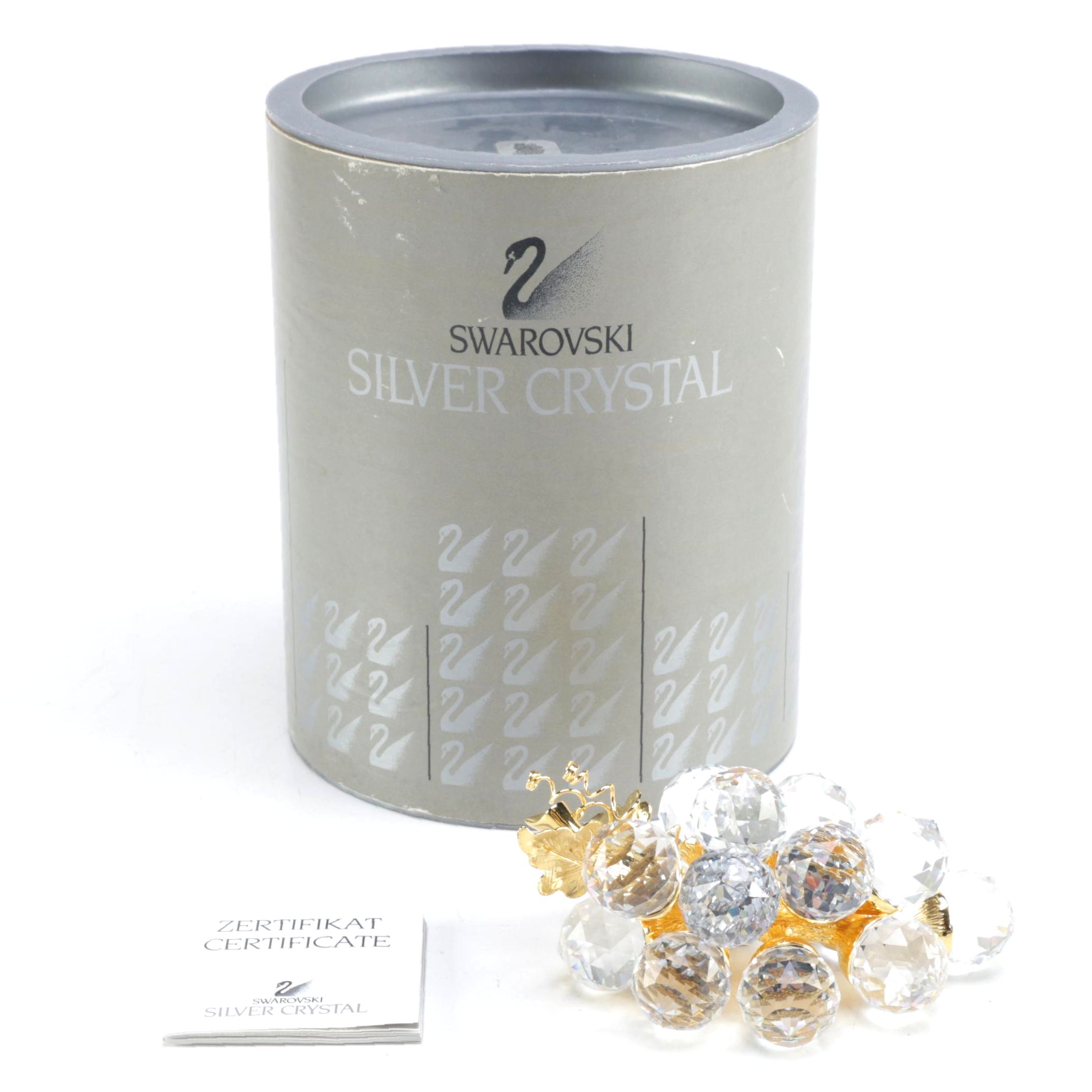 Swarovski Crystal Bunch of Grapes Figurine